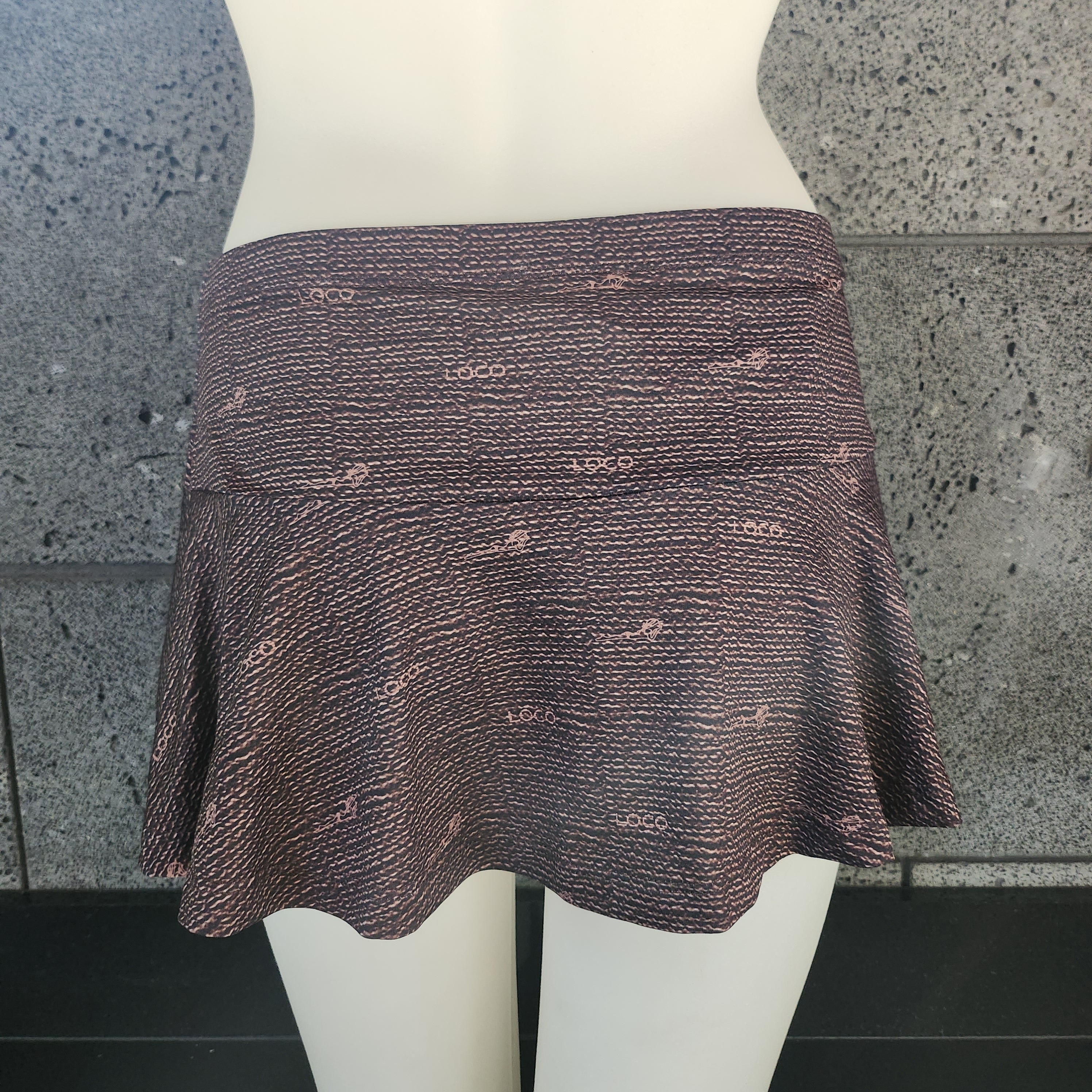 Loco Boutique Burlap Swim Skirt