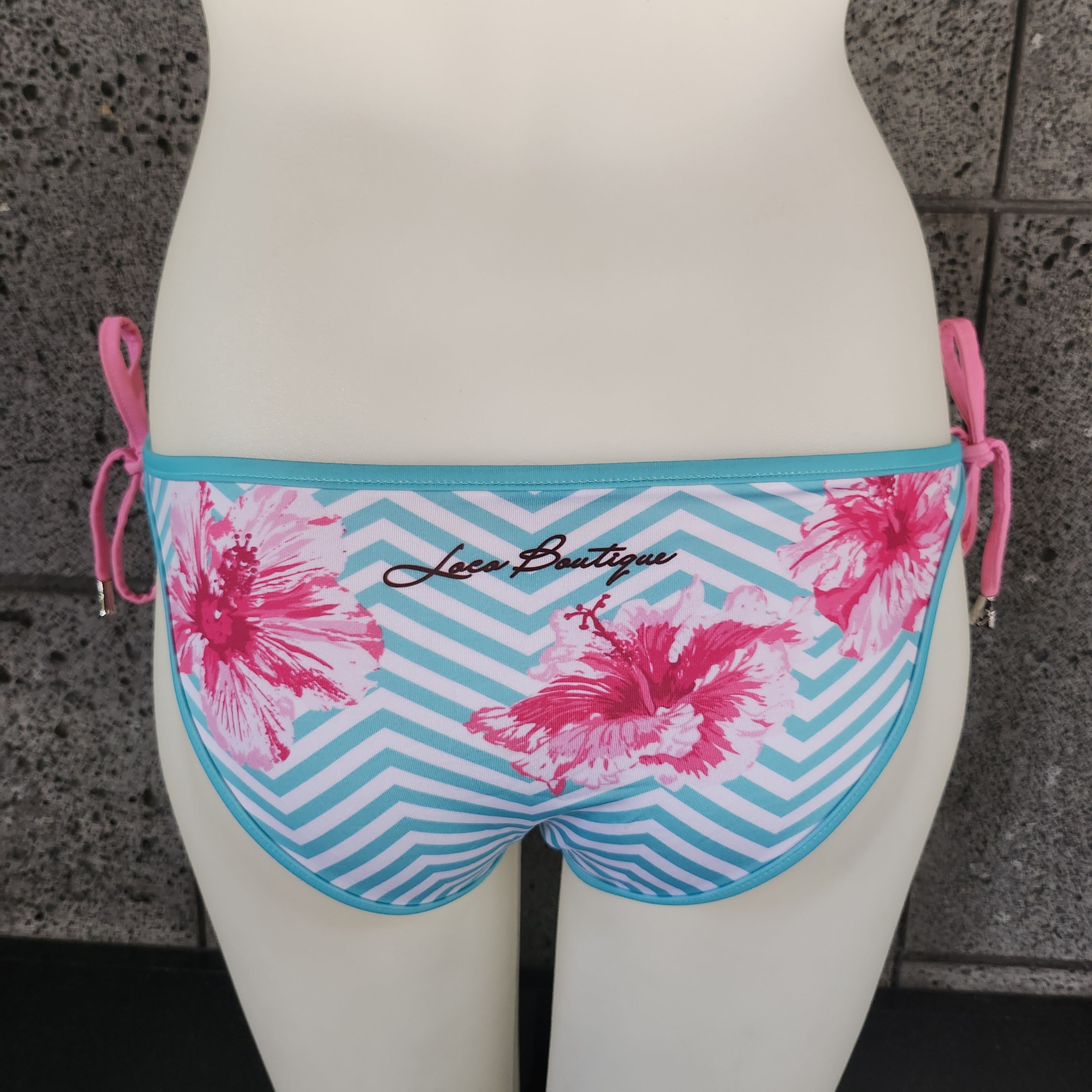 Loco Boutique Lora Removable Bows Bikini Bottom