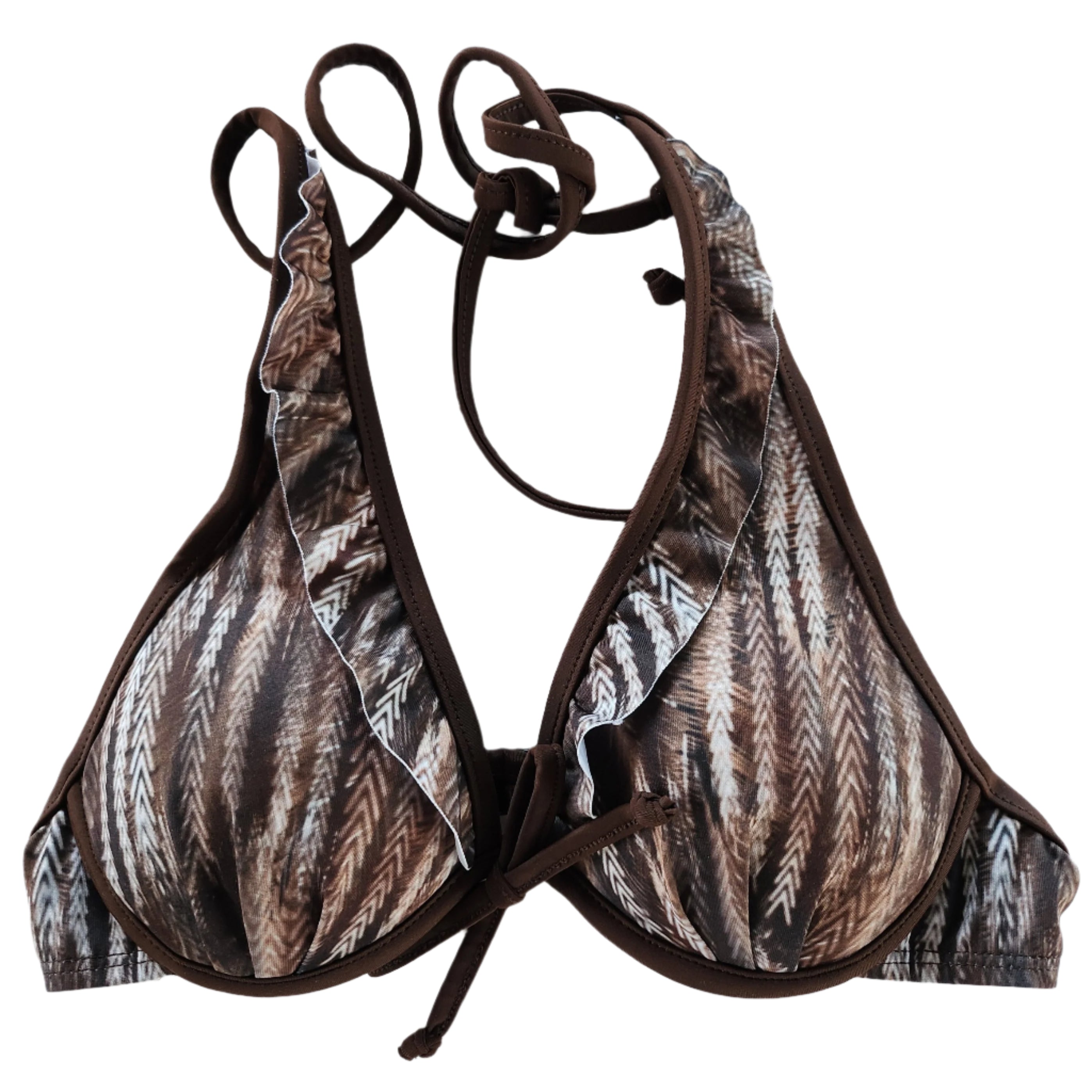 Loco Boutique Feather Flounce Underwire