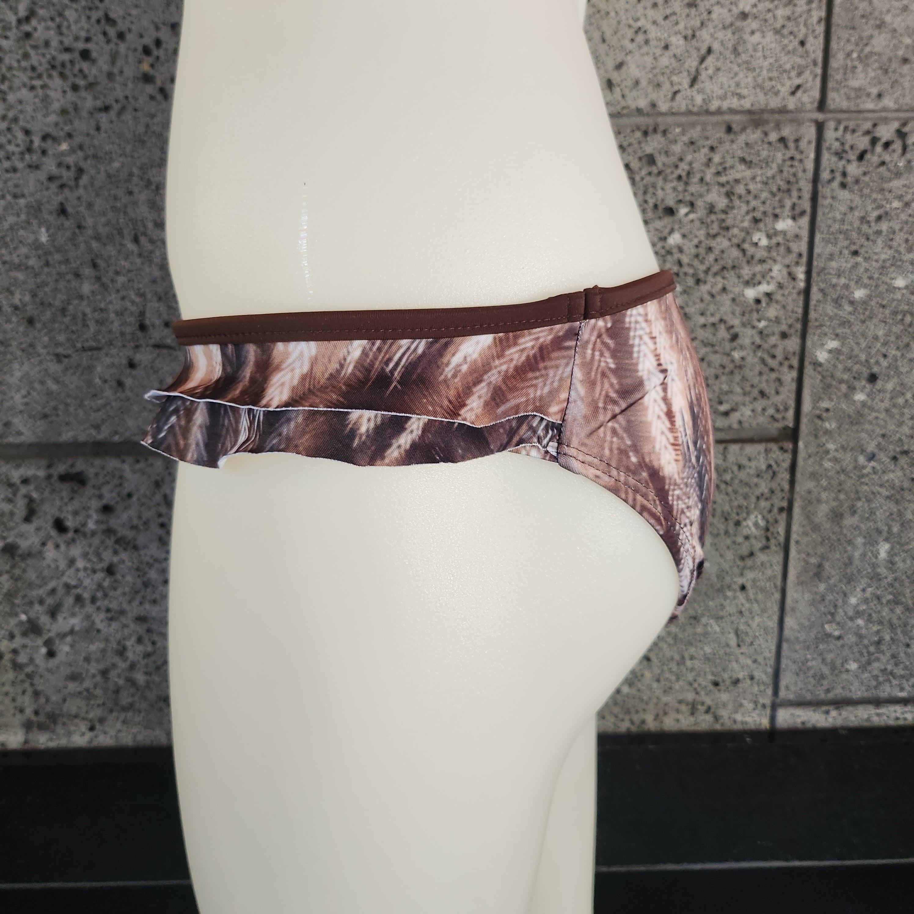 Loco Boutique Feather Side Ruffle