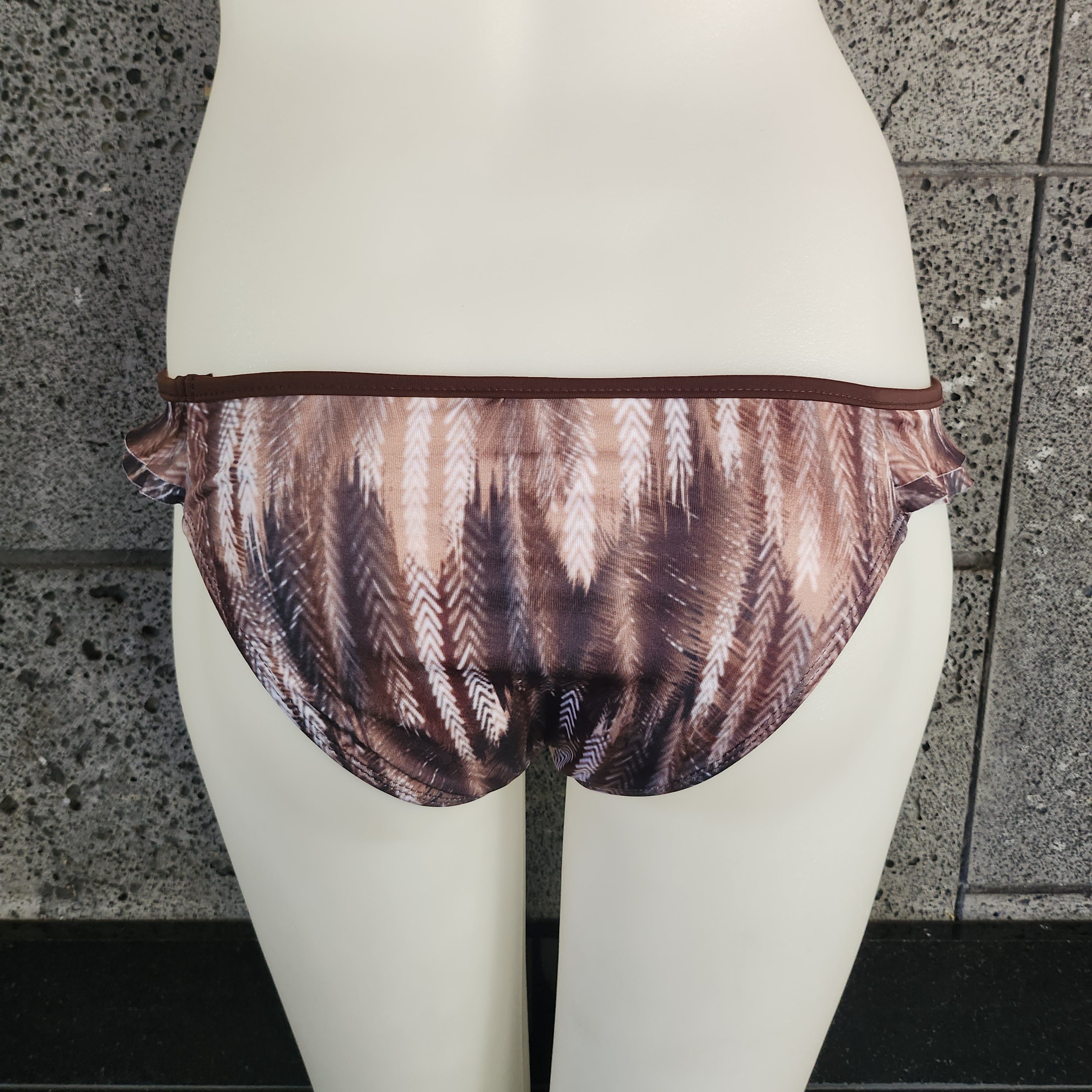 Loco Boutique Feather Side Ruffle