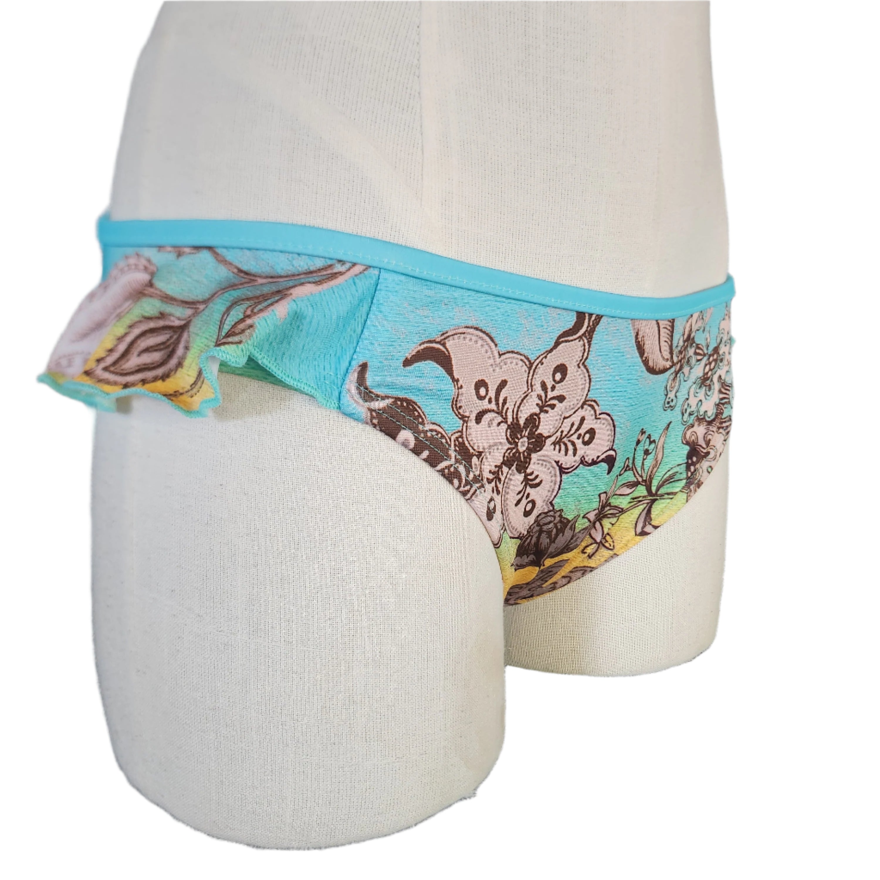 Loco Boutique Gypsy Side Ruffled Bikini Bottom