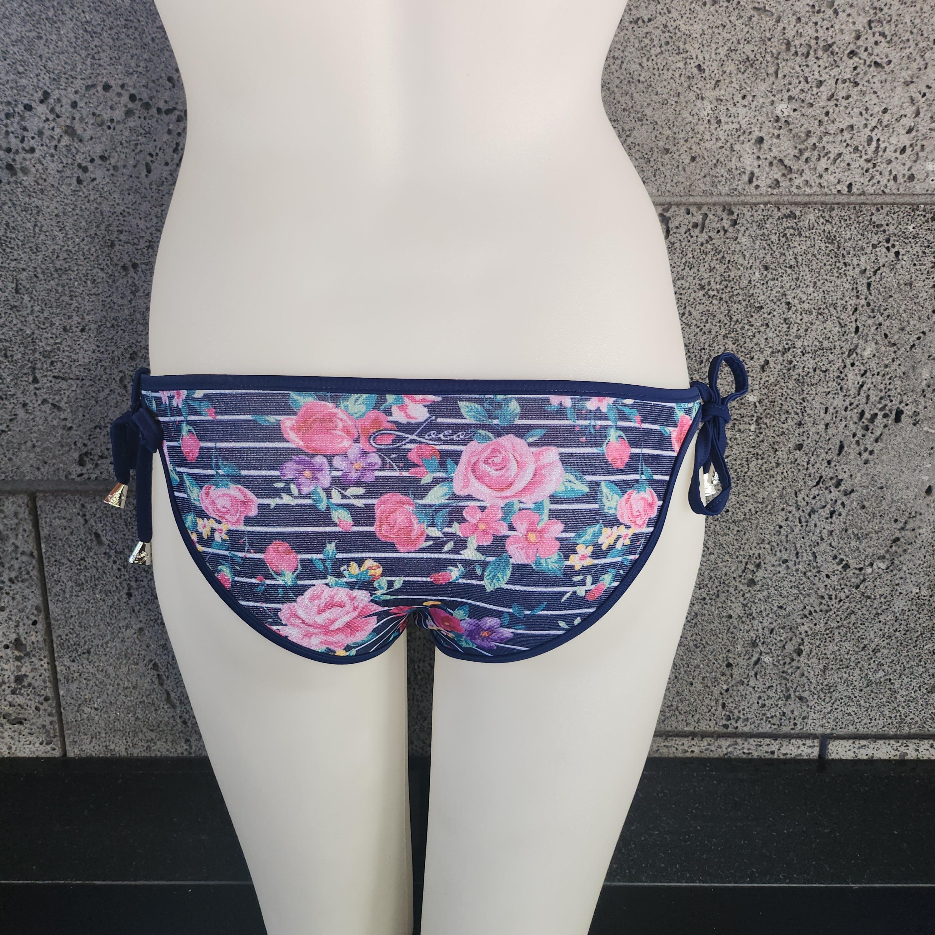 Loco Boutique Rose Stripe Reversible