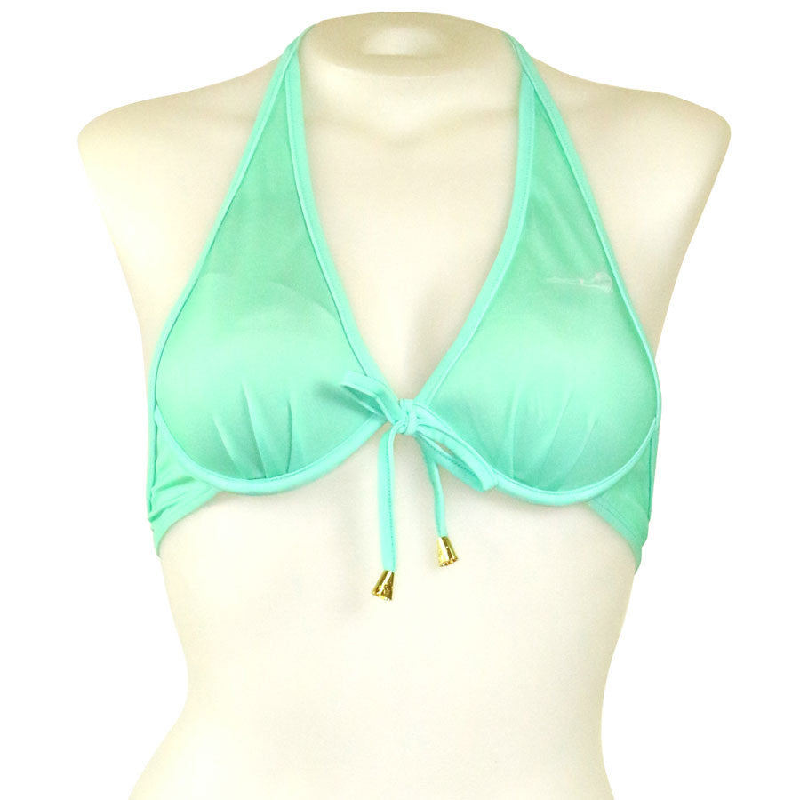 Solid Logo Tie Back Underwire - Loco Boutique