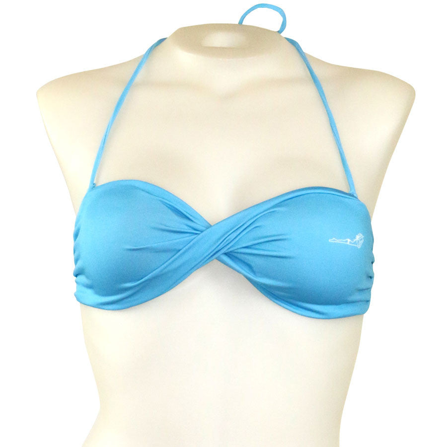 Solid Logo Twisted Bandeau - Loco Boutique