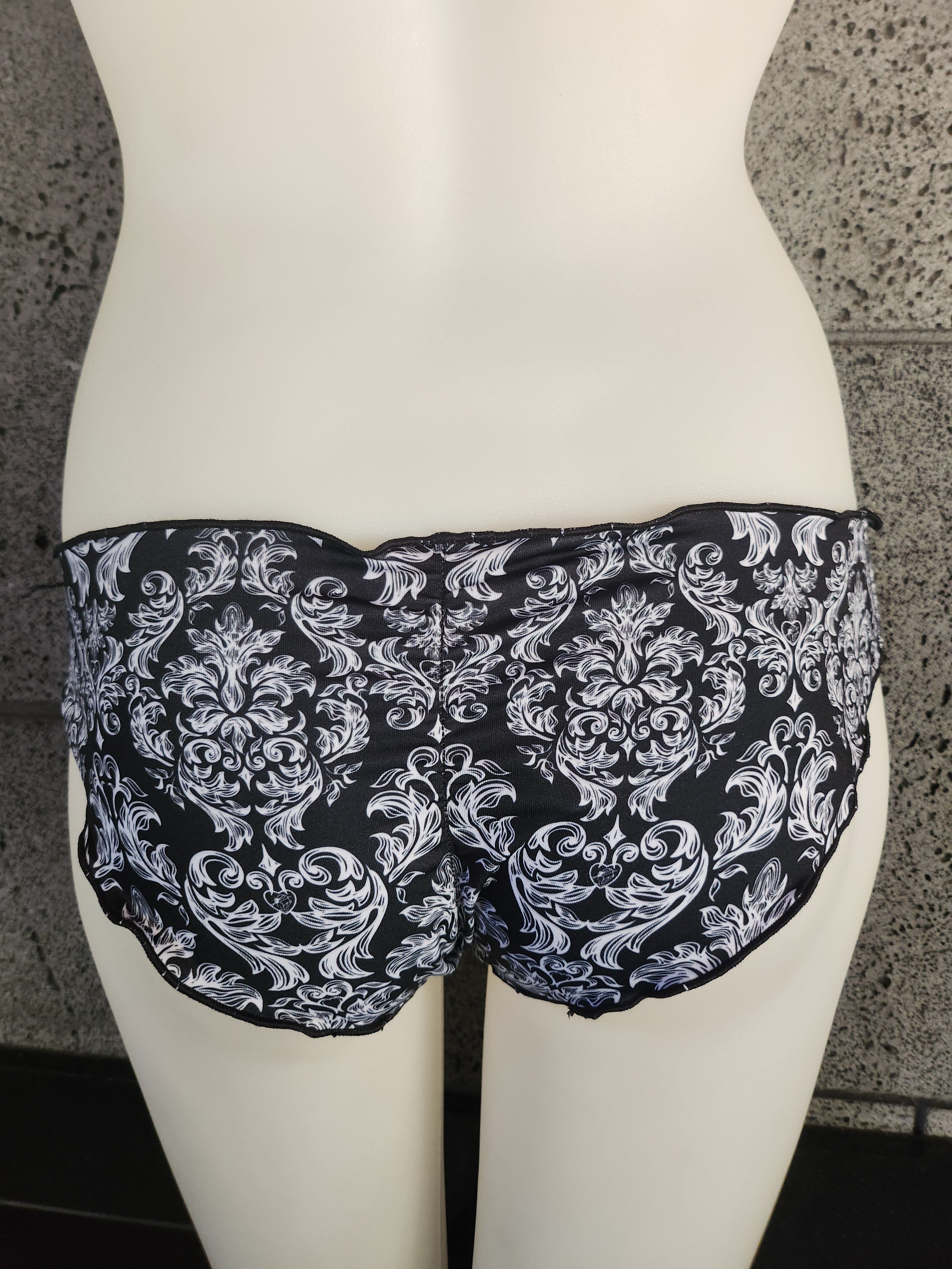 Loco Boutique Damask Low-Rise Edgeless