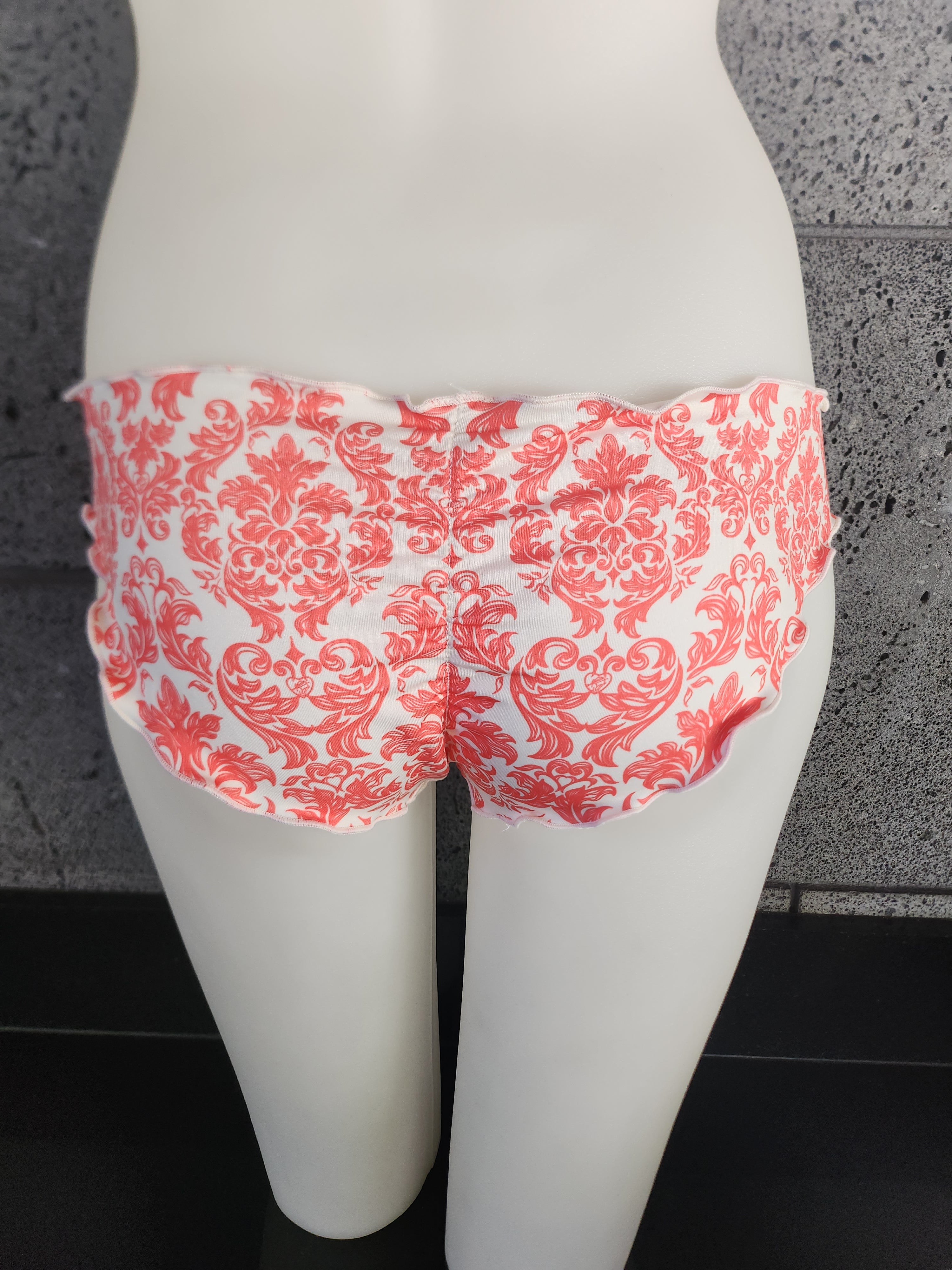 Loco Boutique Damask Low-Rise Edgeless