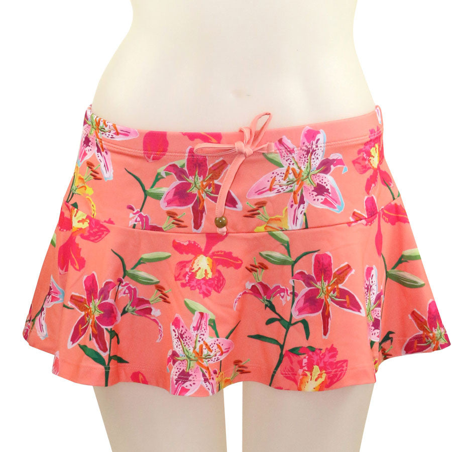 Loco Boutique Woman's Tropical Orchid Skirt - Loco Boutique