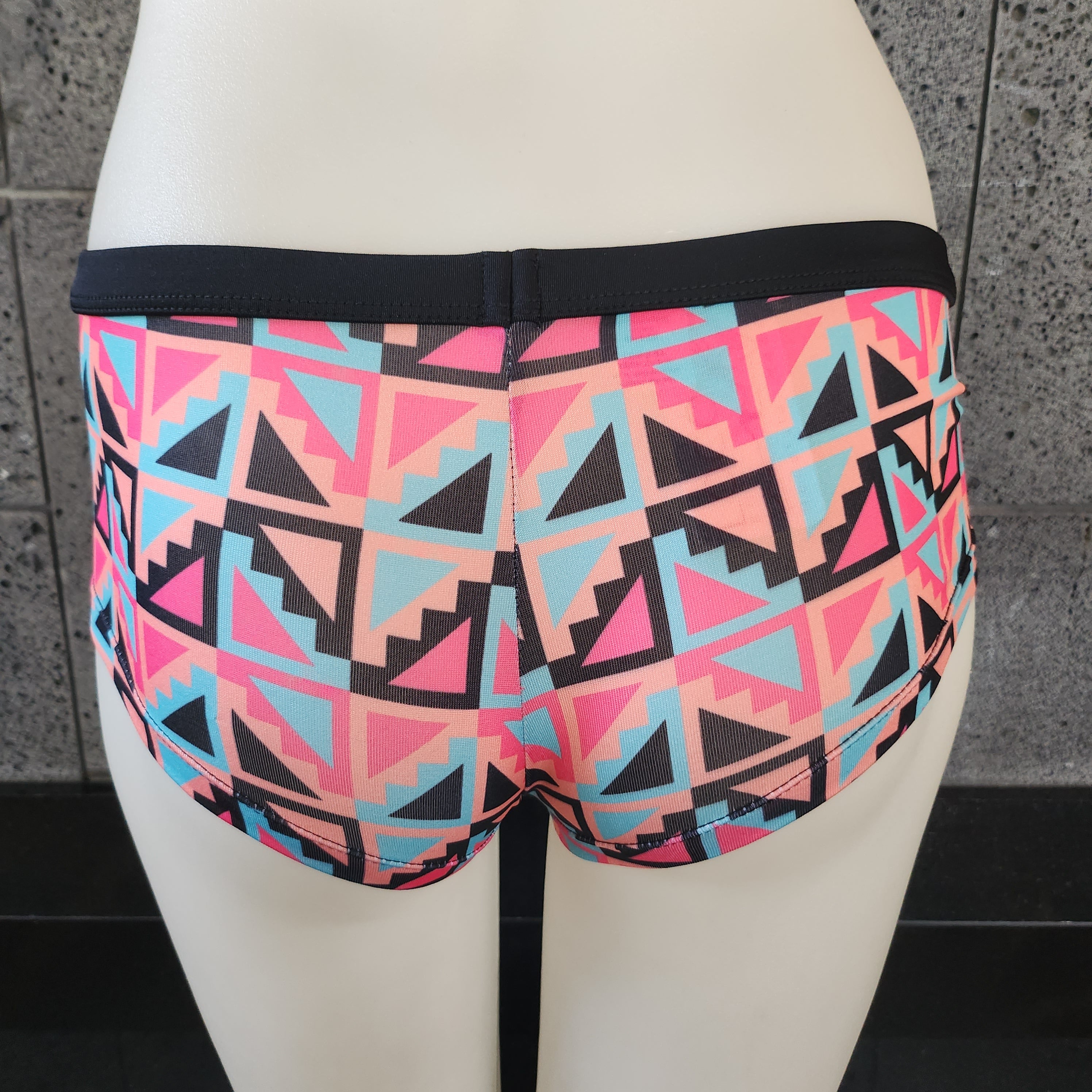 Loco Boutique Step Geo Banded Waist Boyshorts