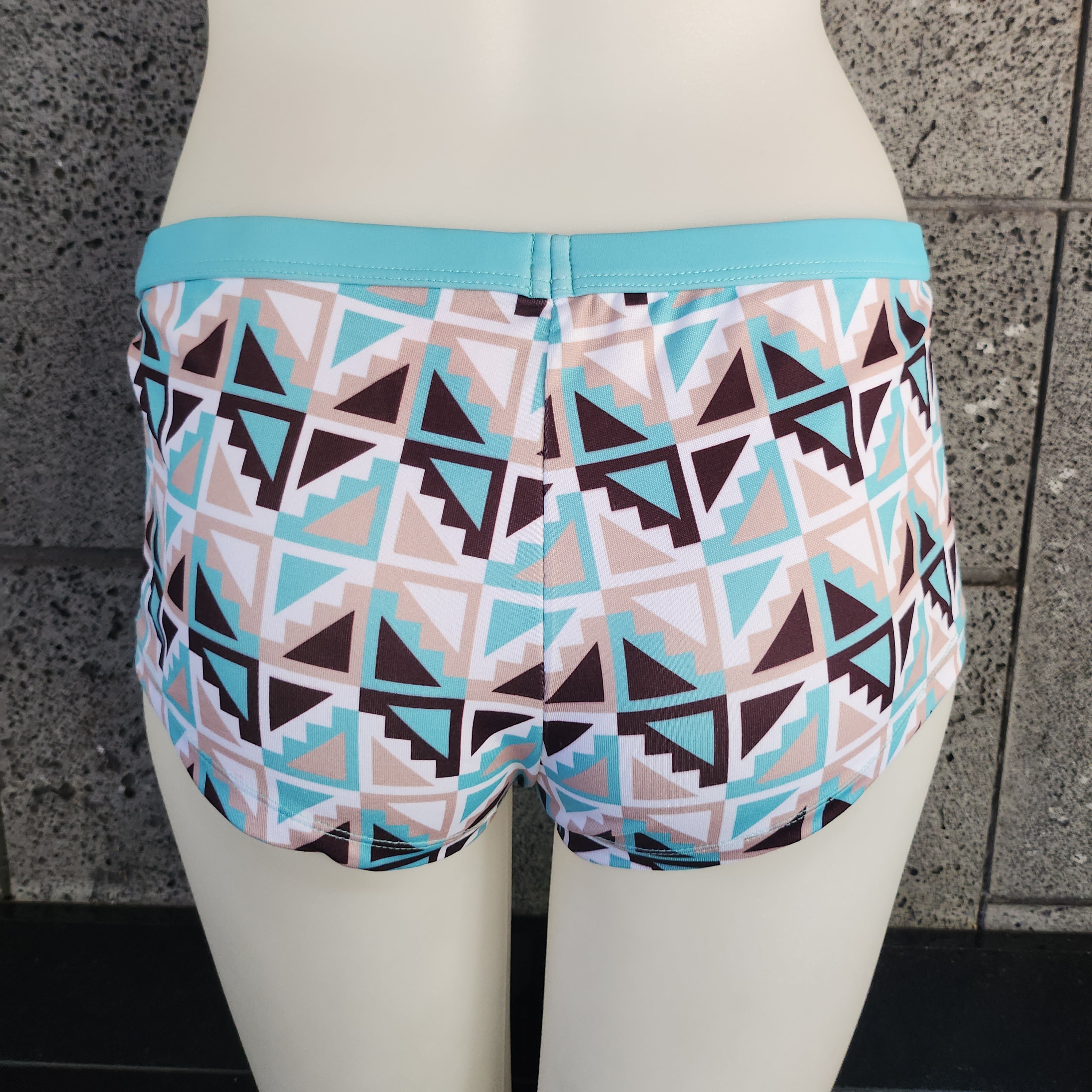 Loco Boutique Step Geo Banded Waist Boyshorts