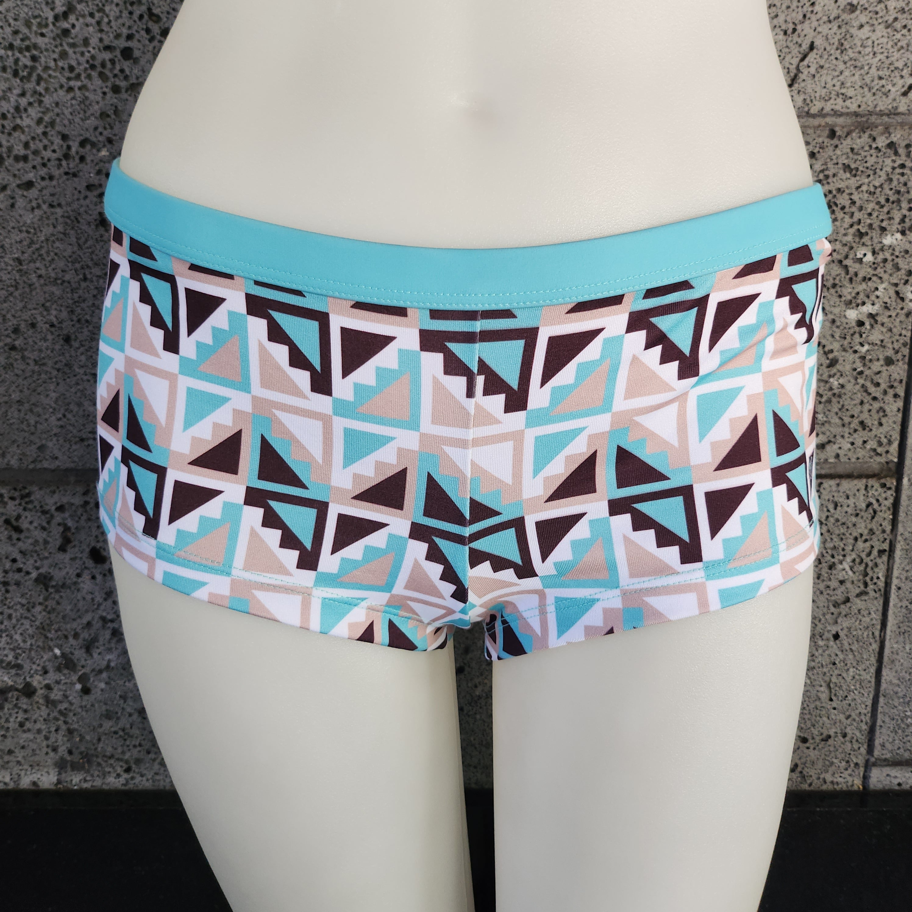Loco Boutique Step Geo Banded Waist Boyshorts