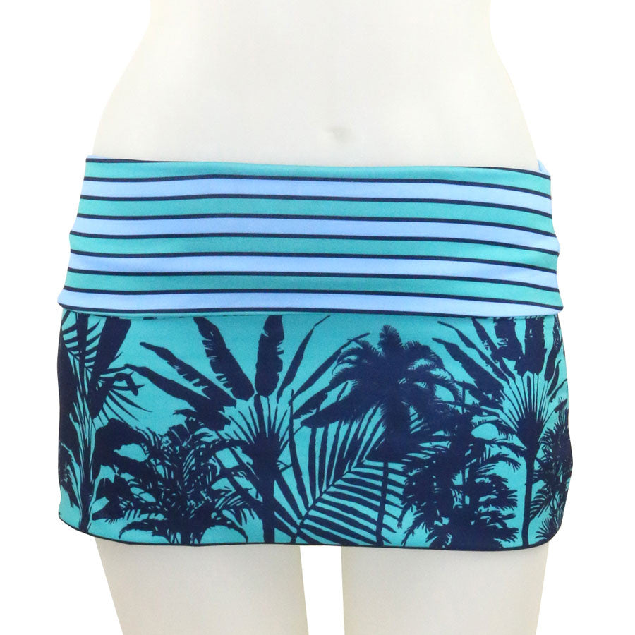 Shadow Stripe Reversible Skirt - Loco Boutique