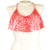 Loco Boutique Sango Flounce Crop Top - ORANGE-RED / S