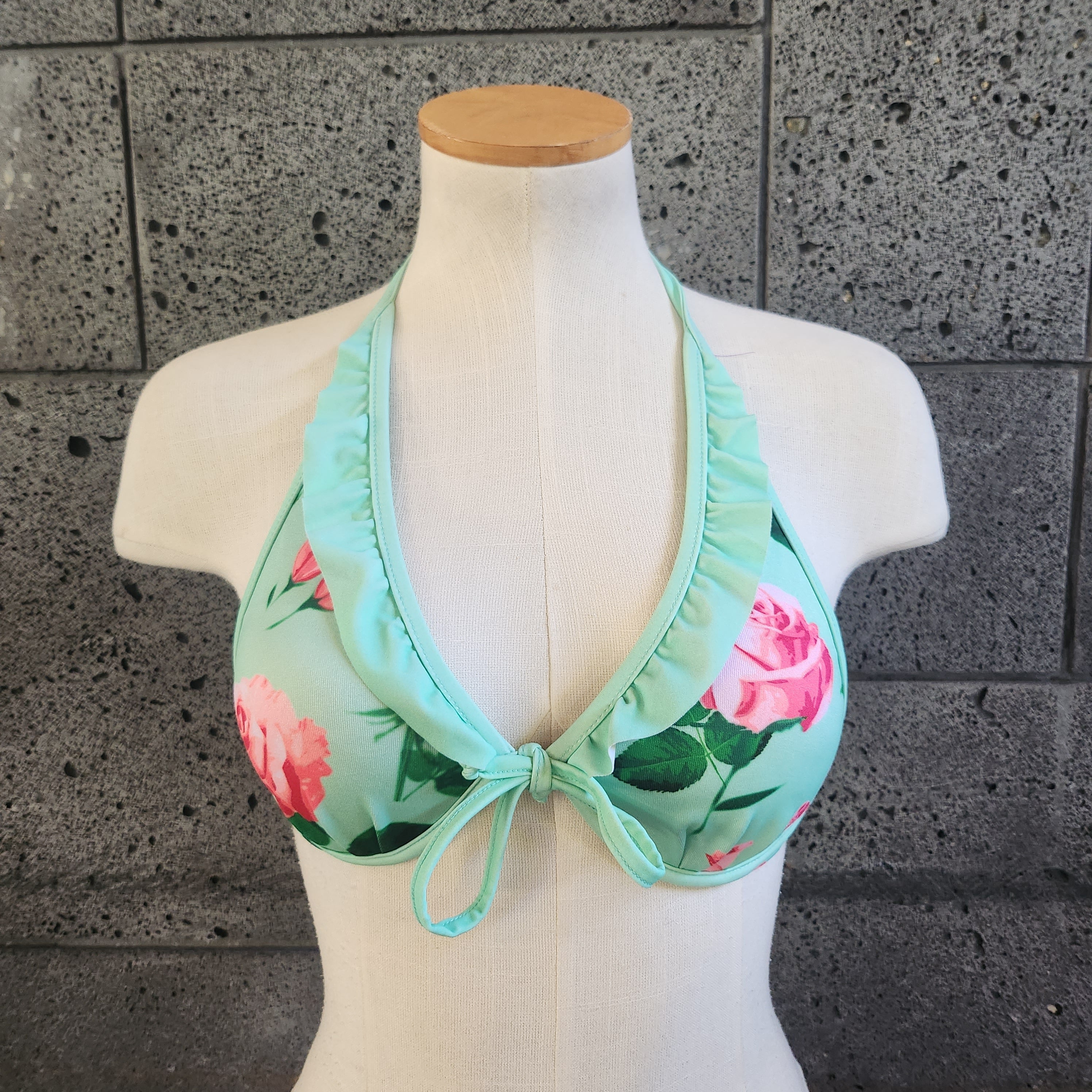 Loco Boutique Loco Roses Flounce Underwire