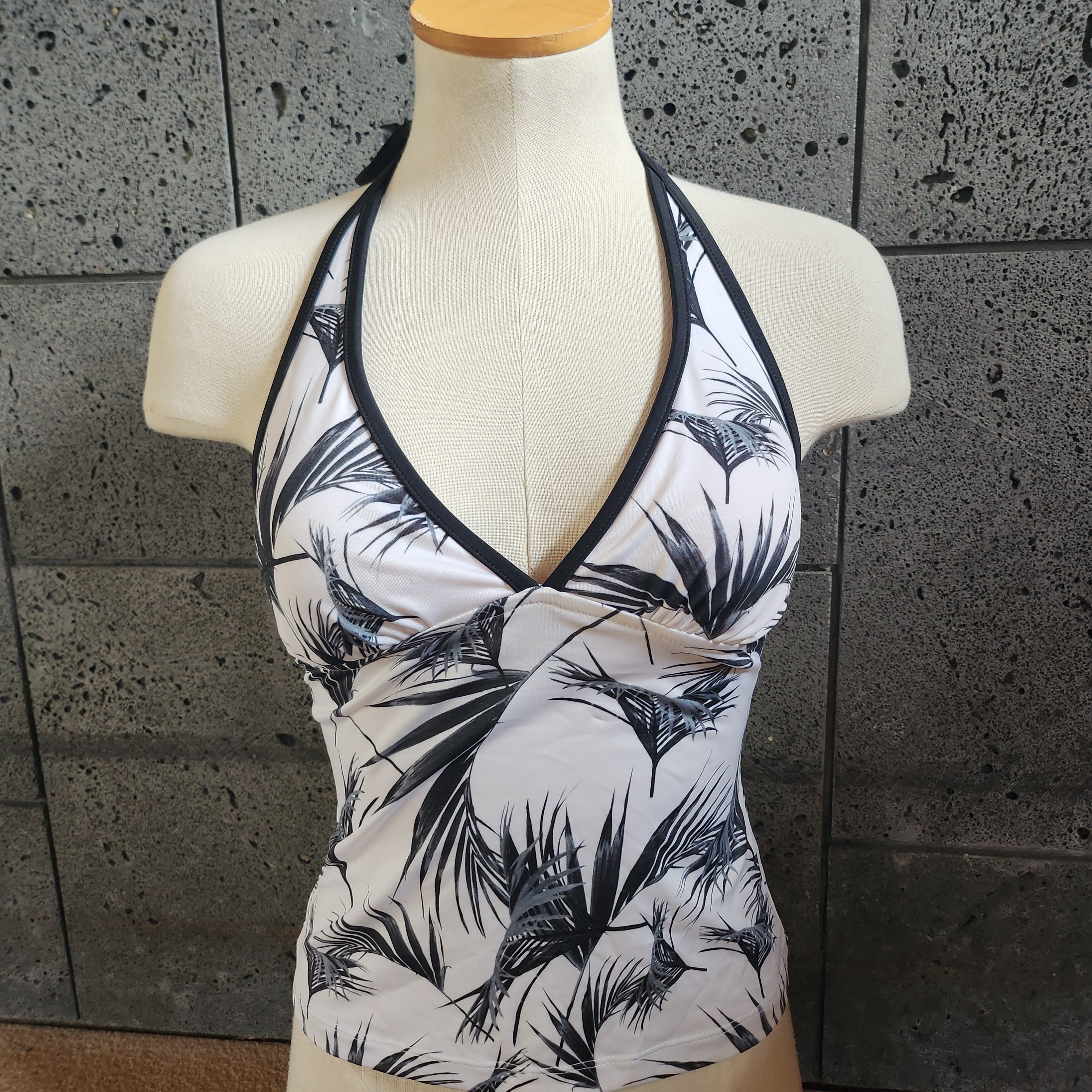 Loco Boutique Floating Palm Halter Tankini