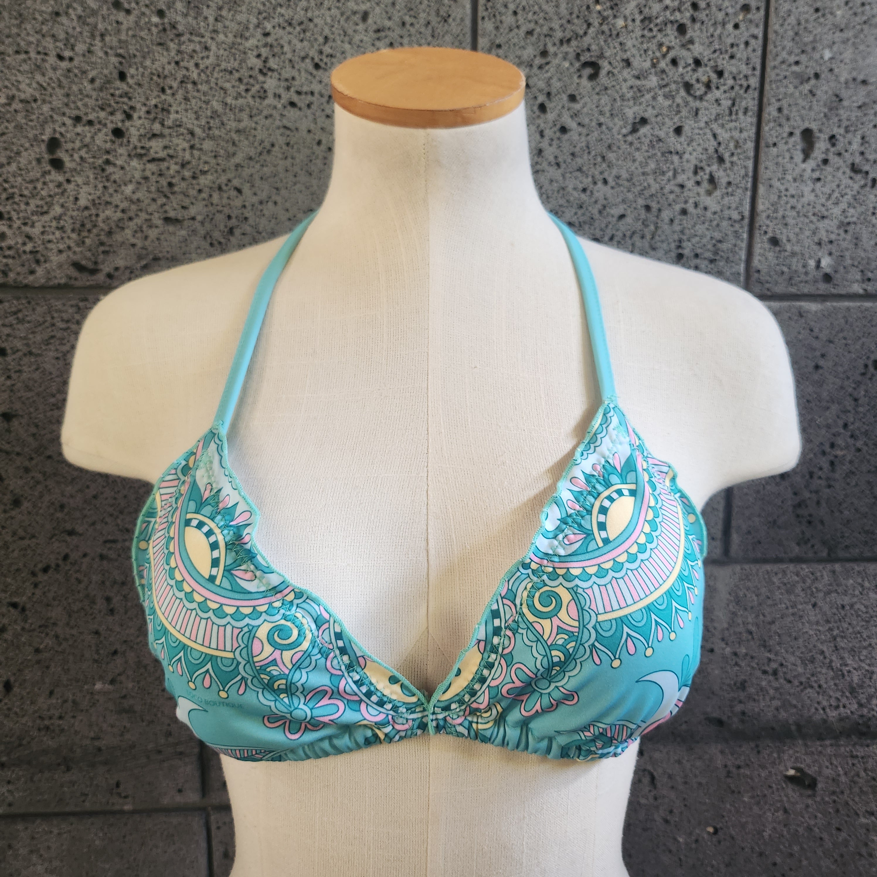 Loco Boutique Magic Carpet Triangle Bikini Top