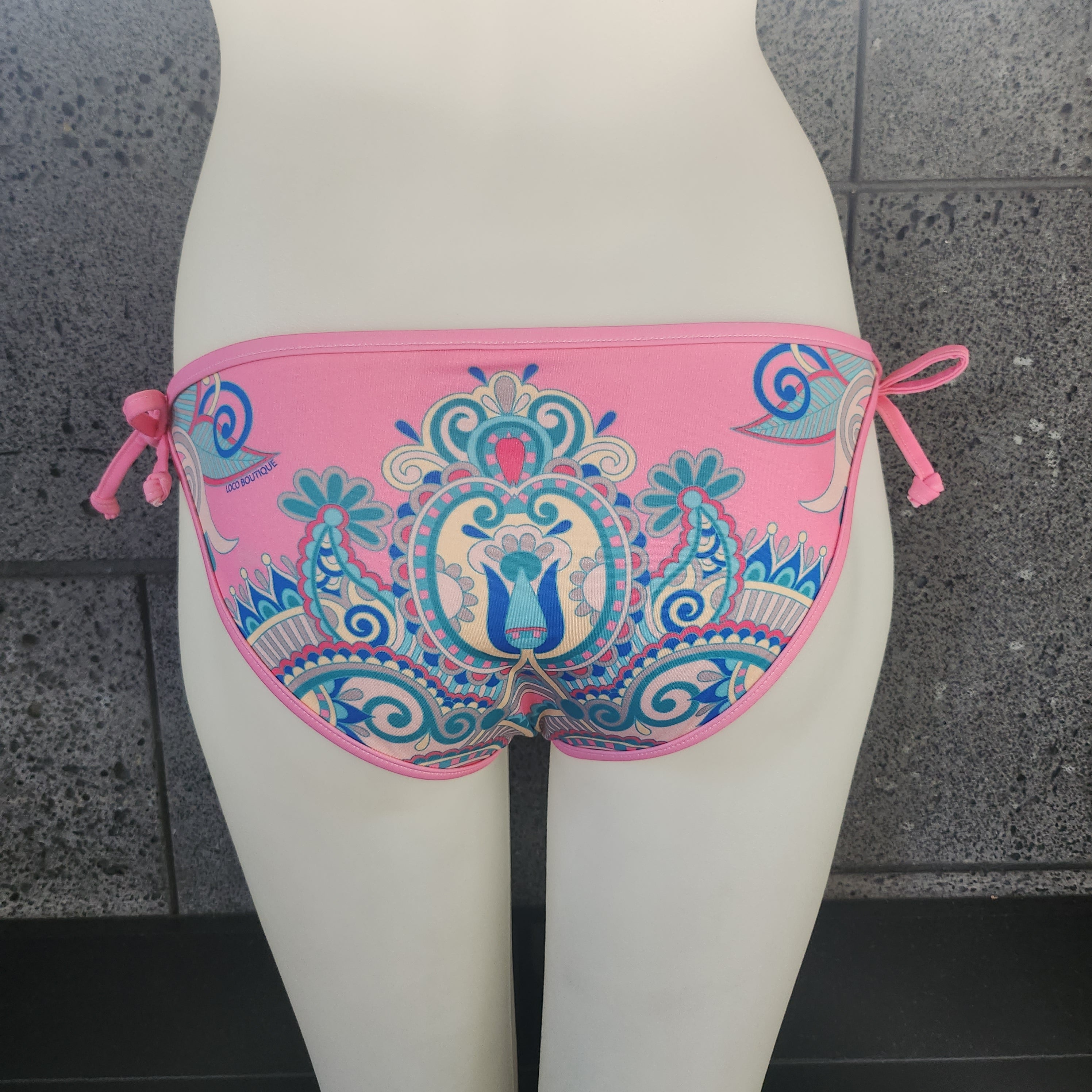 Loco Boutique Magic Carpet Removable Bows Bikini Bottom