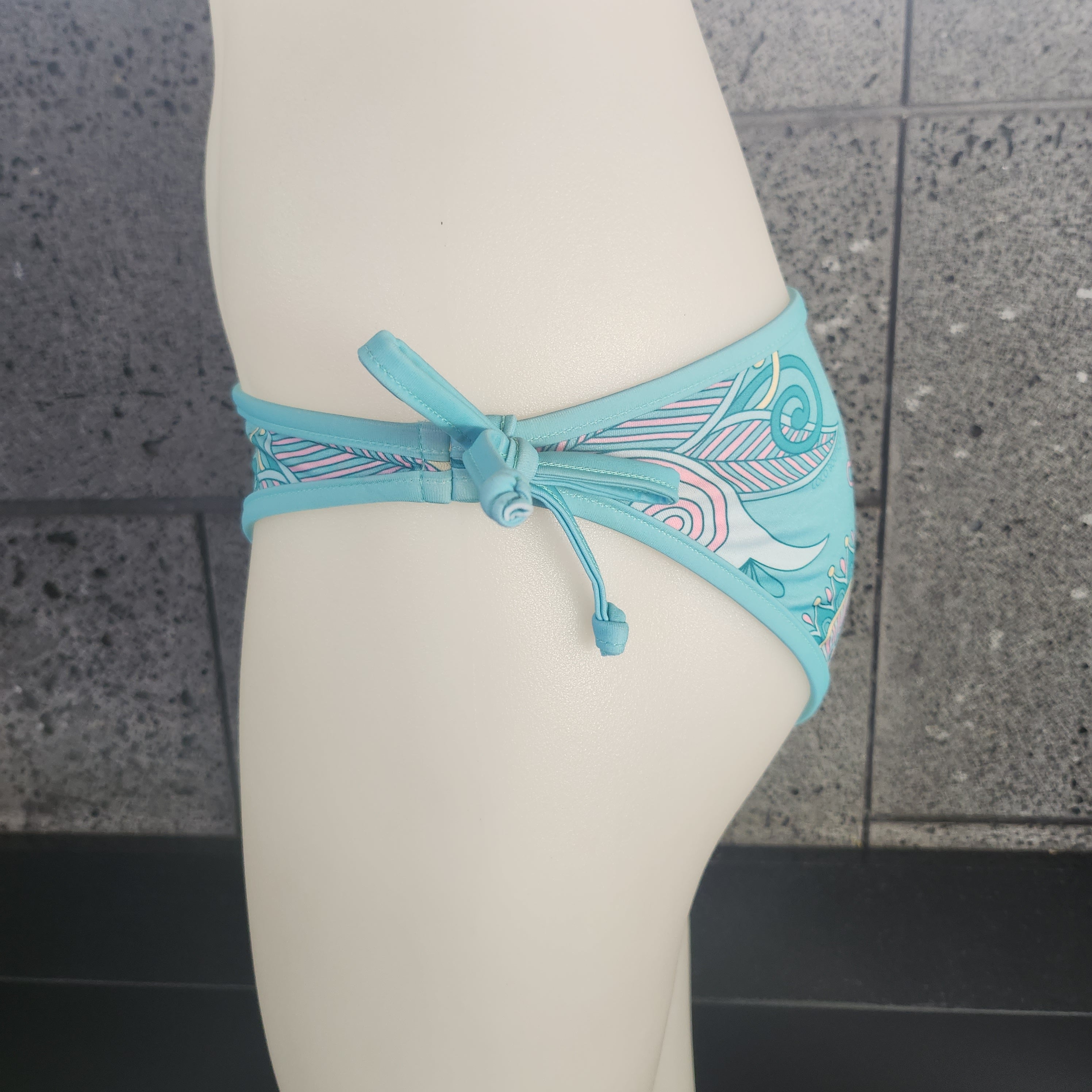 Loco Boutique Magic Carpet Removable Bows Bikini Bottom