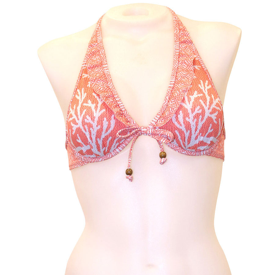 Loco Boutique Coral 2.0 Flounce Underwire Bikini Top