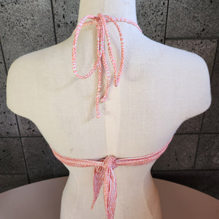 Loco Boutique Coral 2.0 Long Flounce Bandeau Bikini Top