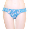 Loco Boutique Coral 2.0 Double Sided Ruffles Bikini Bottom - LIGHT-BLUE / XS
