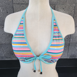 Loco Boutique Vitamin Stripe Tie Back Underwire