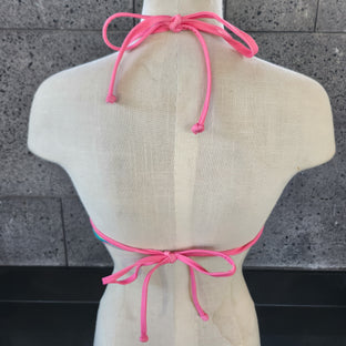 Loco Boutique Vitamin Stripe Tie Back Underwire