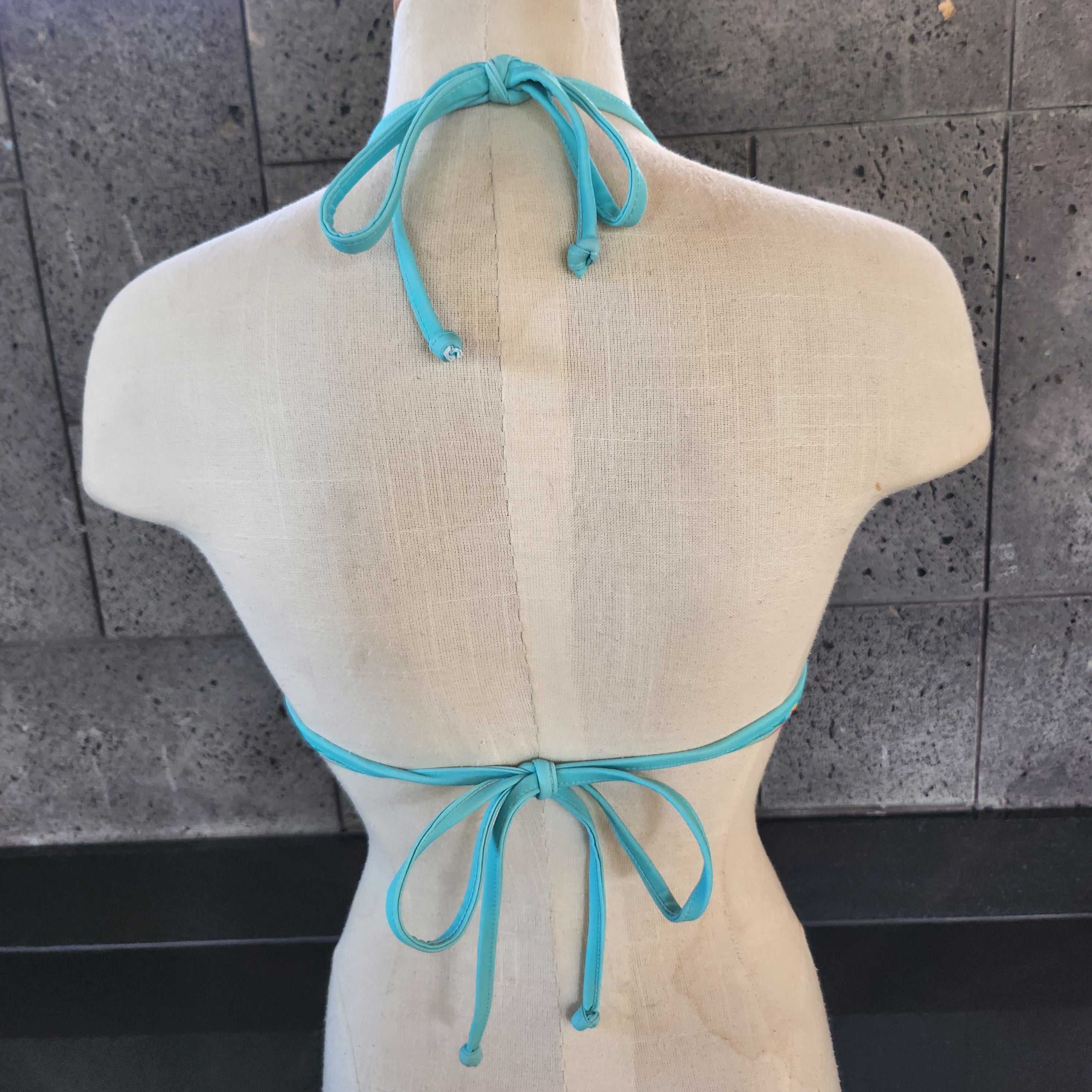 Loco Boutique Vitamin Stripe Tie Back Underwire