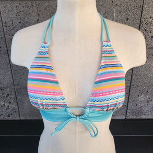 Loco Boutique Vitamin Stripe Keyhole Front Banded Chest MJF03618