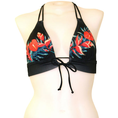 Retro Hawaii Keyhole Front Banded Chest - Loco Boutique