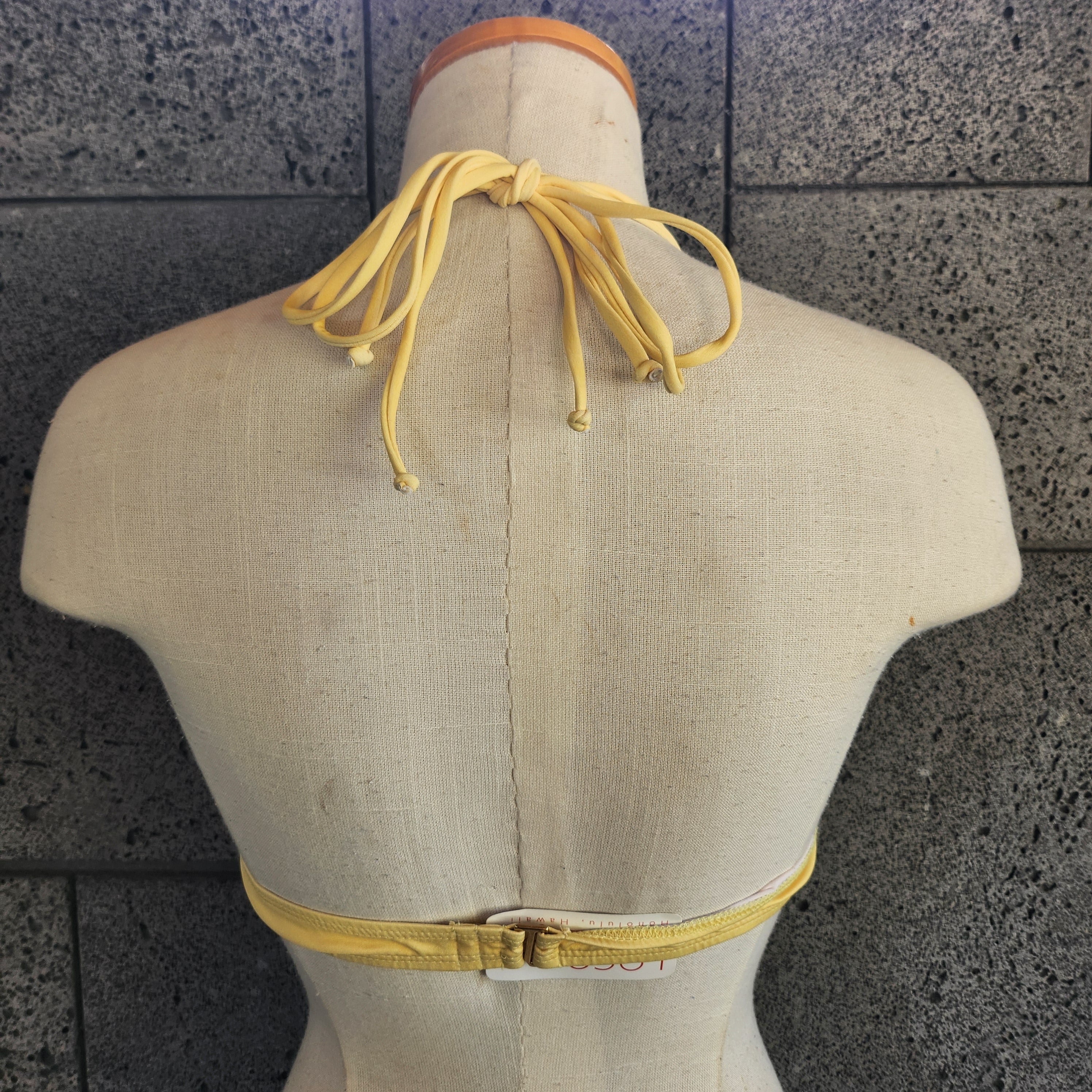 Loco Boutique Retro Hawaii Keyhole Front Banded Chest Bikini Top