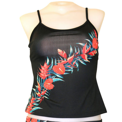 Retro Hawaii Cami Tankini - Loco Boutique