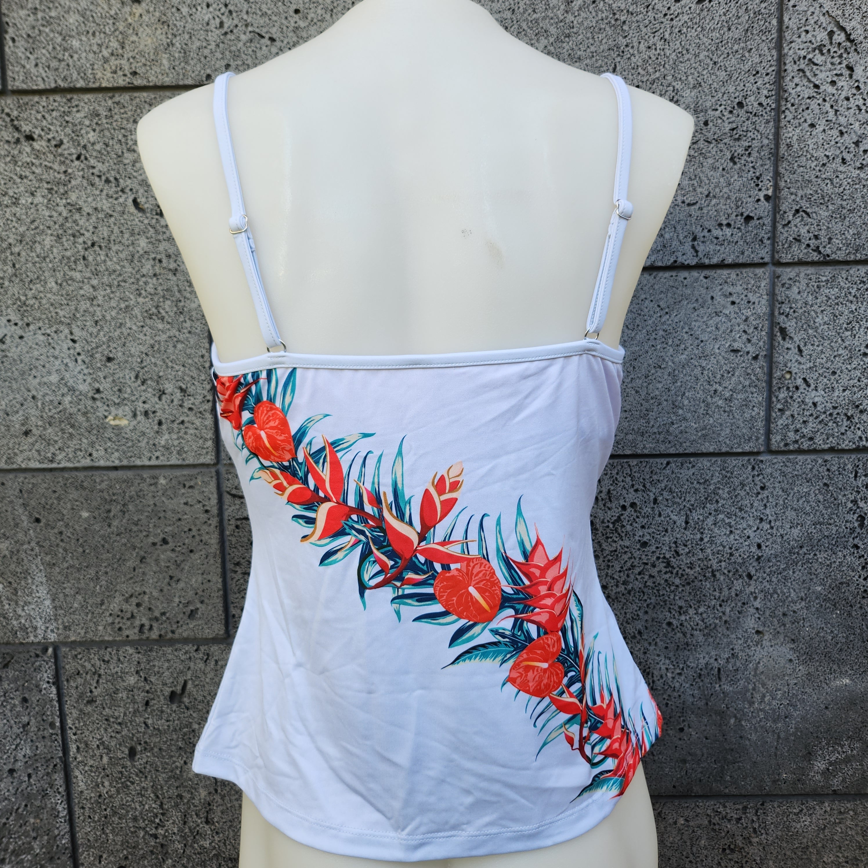 Loco Boutique Retro Hawaii Cami Tankini Top