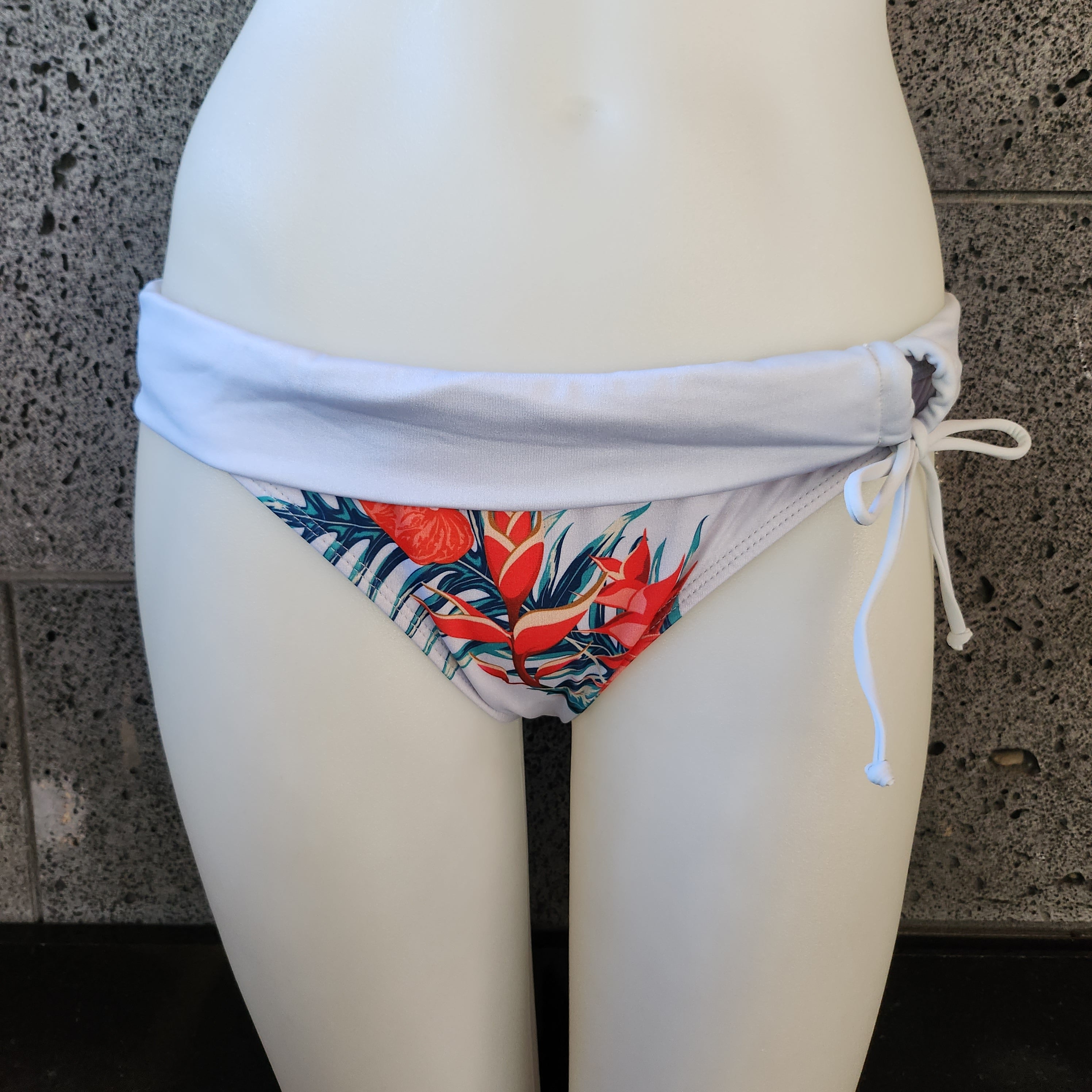 Loco Boutique Retro Hawaii Folded Over Bikini Bottom