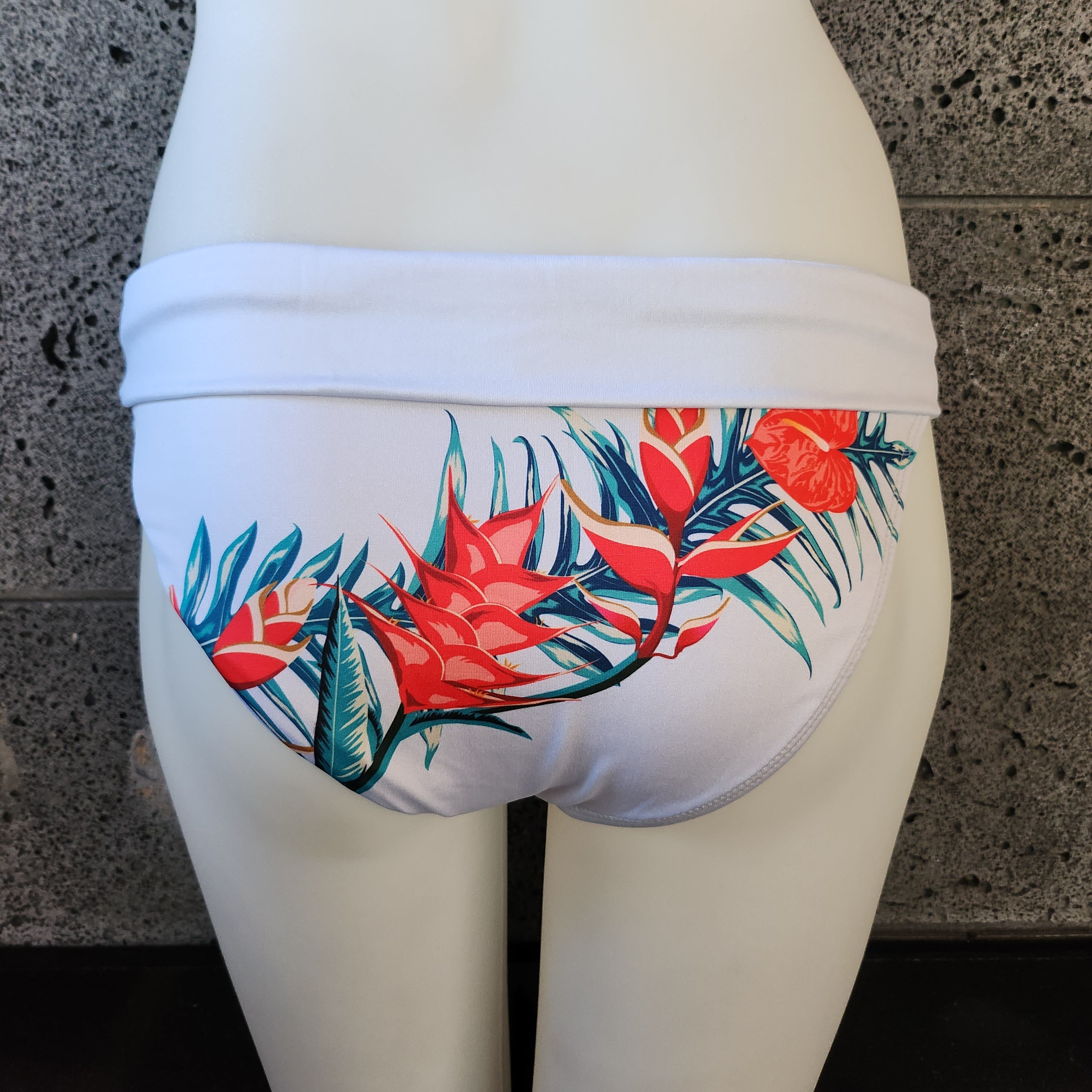Loco Boutique Retro Hawaii Folded Over Bikini Bottom