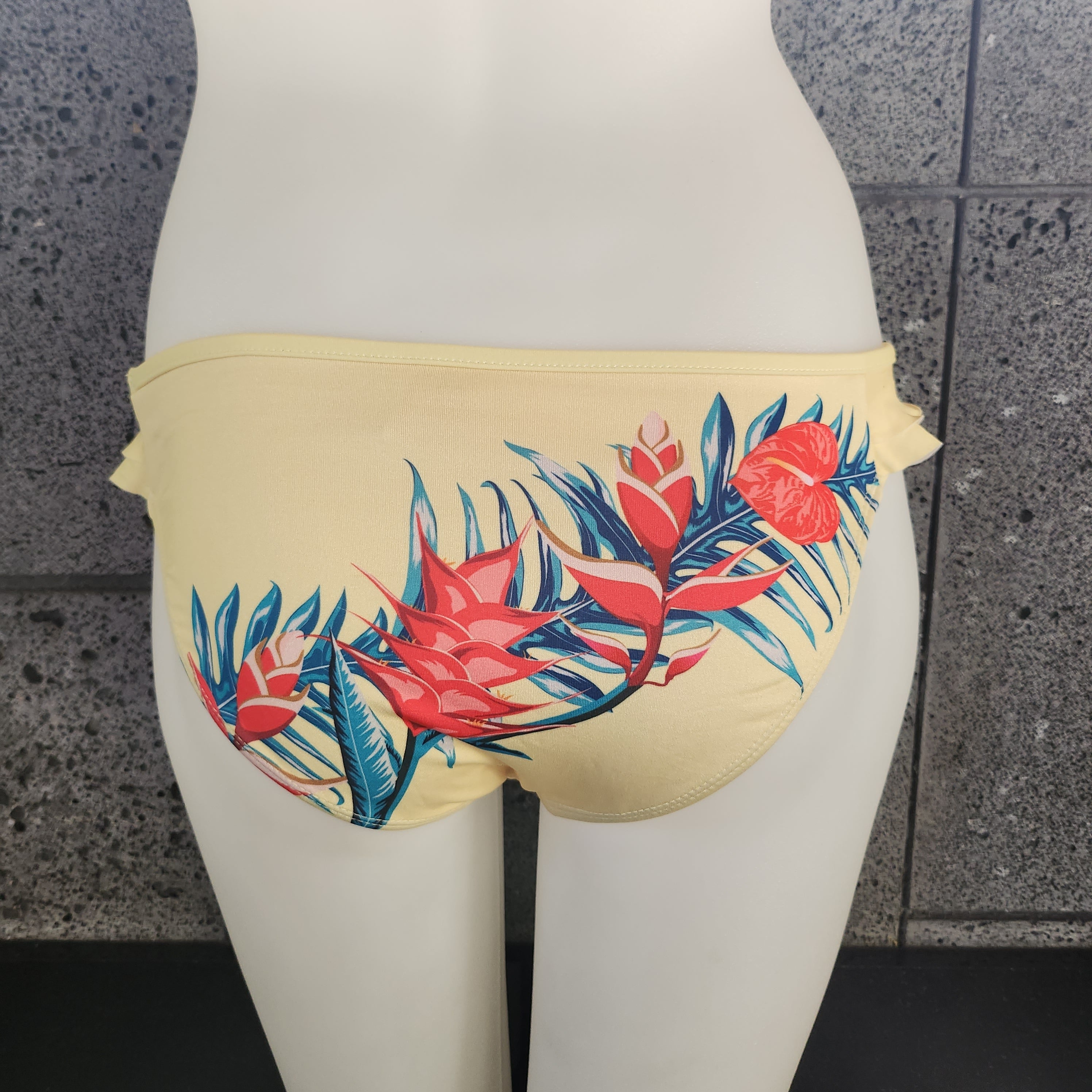 Loco Boutique Retro Hawaii Double Sided Ruffles Bikini Bottom