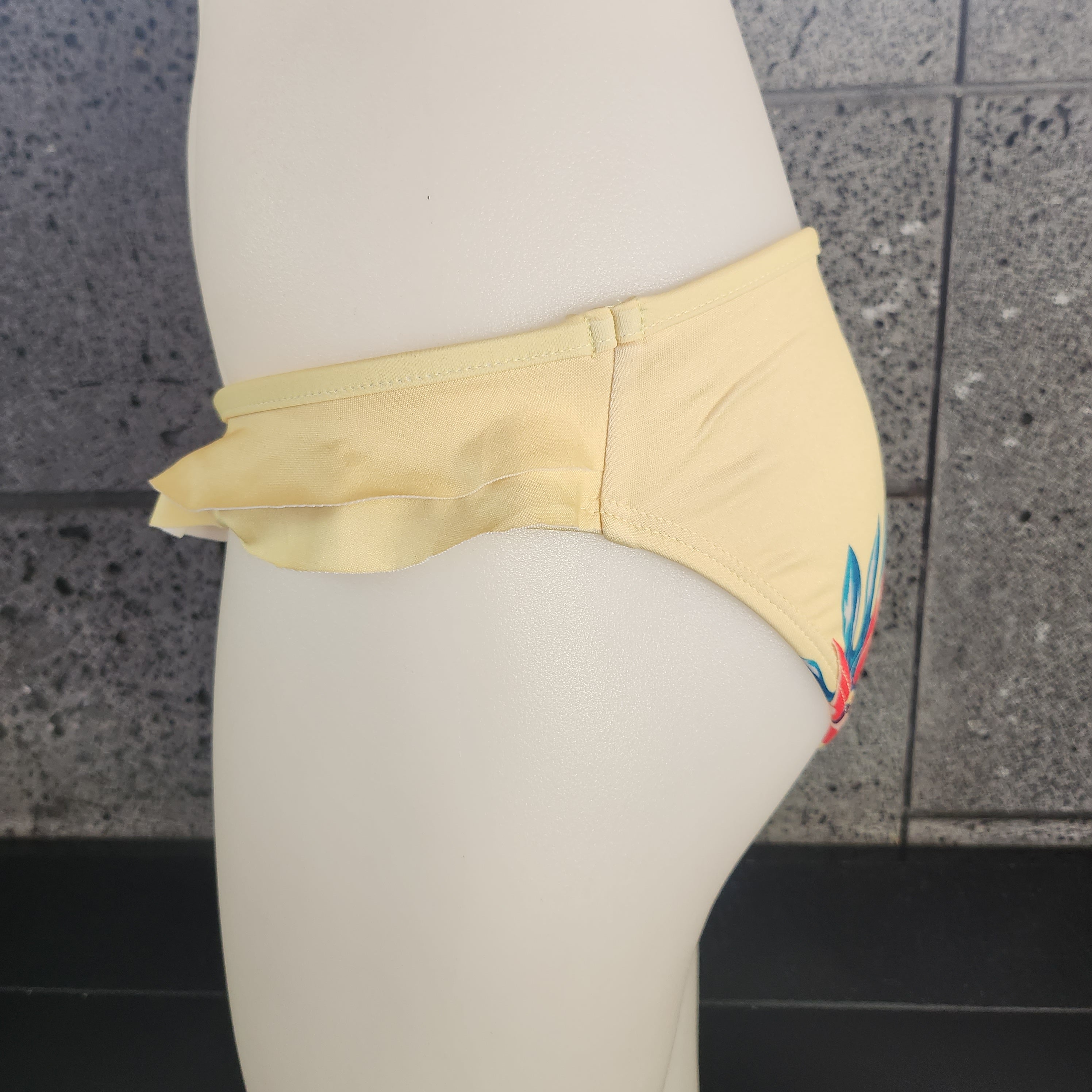 Loco Boutique Retro Hawaii Double Sided Ruffles Bikini Bottom