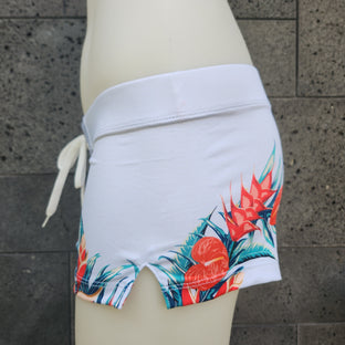 Loco Boutique Retro Hawaii Fitted Swim Shorts