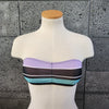 Loco Boutique K Stripes Strappy Back Bandeau - BLACK / XS