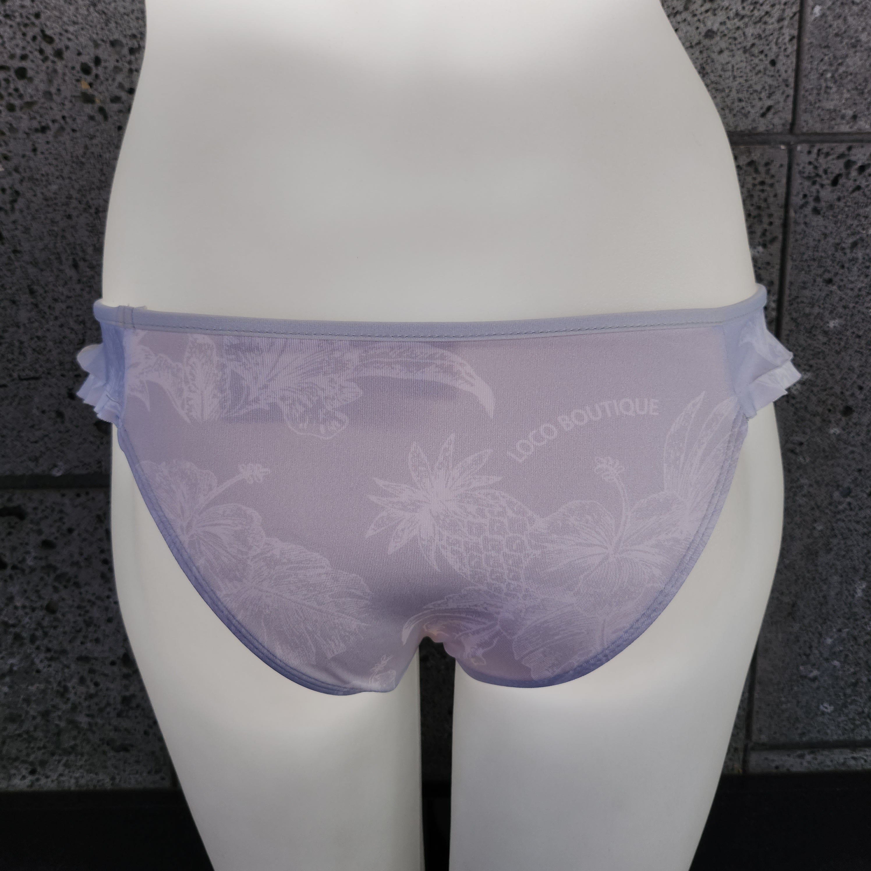 Loco Boutique Lagoon Double Side Ruffle Bikini Bottom