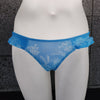 Loco Boutique Lagoon Double Side Ruffle Bikini Bottom - LIGHT BLUE / XS