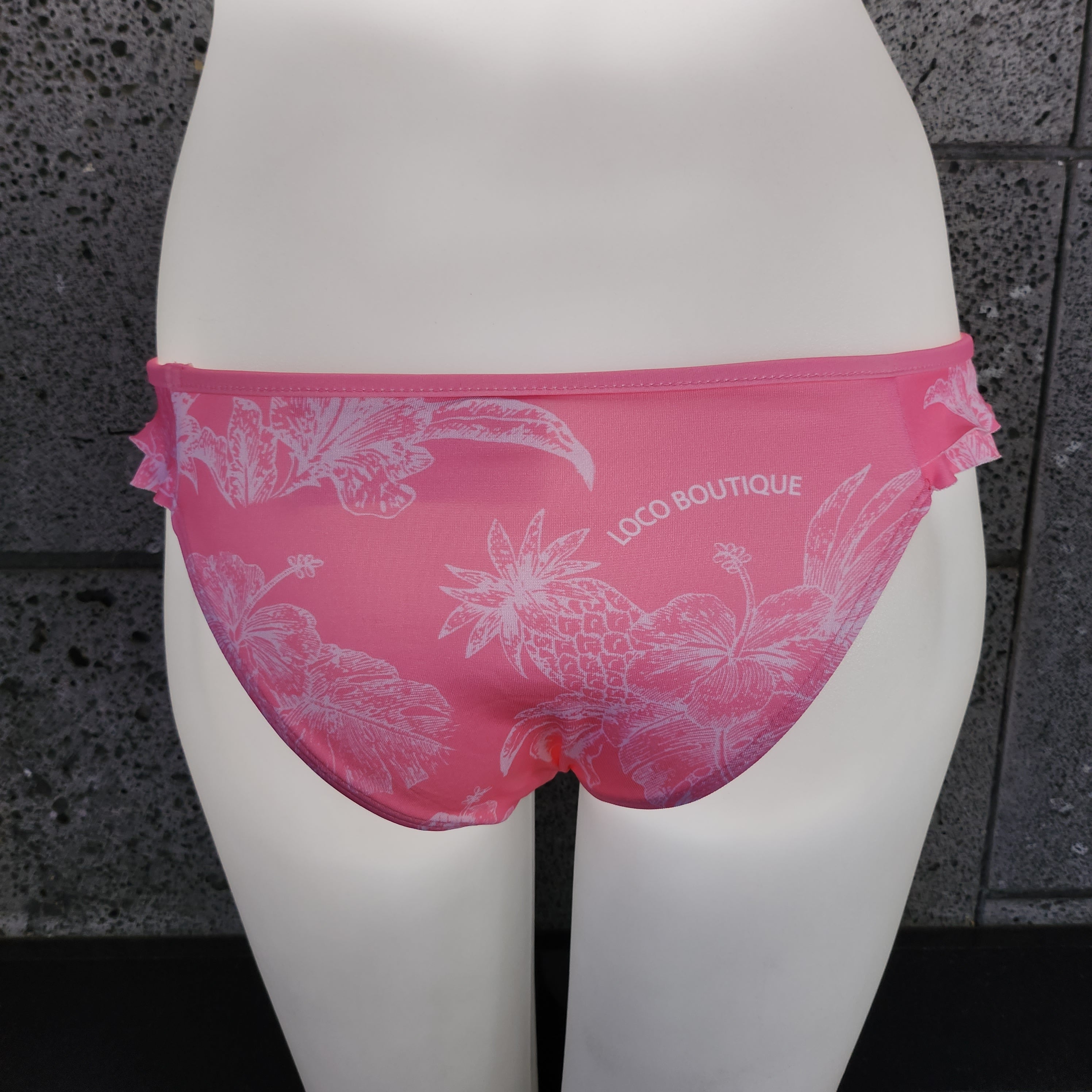 Loco Boutique Lagoon Double Side Ruffle Bikini Bottom