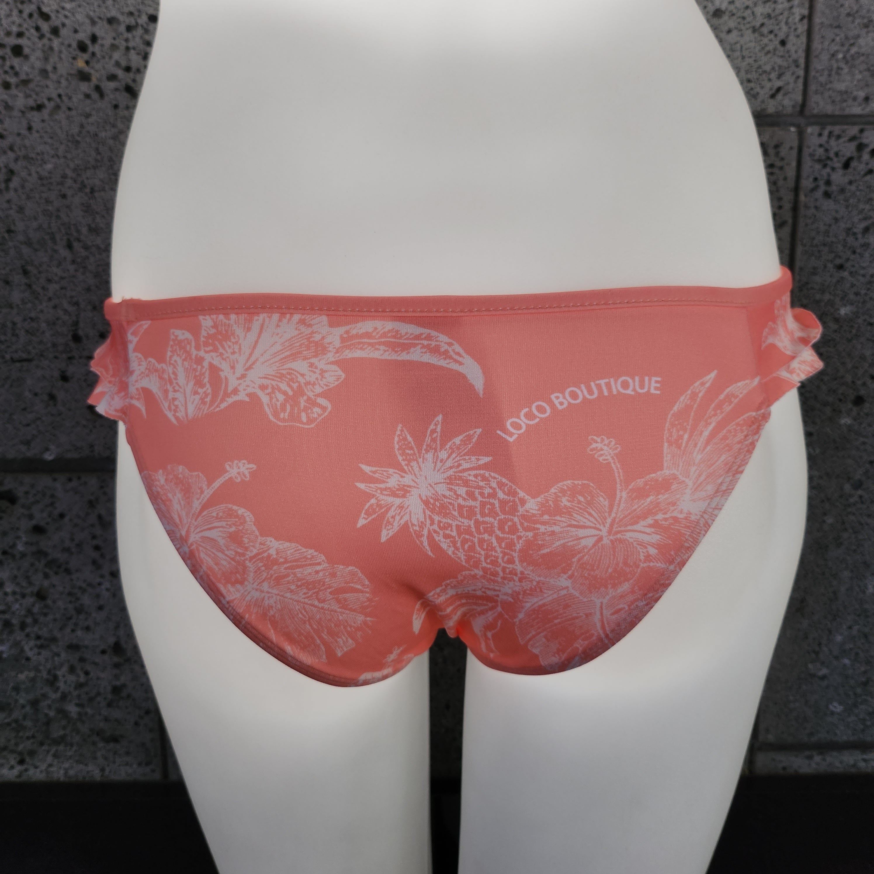 Loco Boutique Lagoon Double Side Ruffle Bikini Bottom