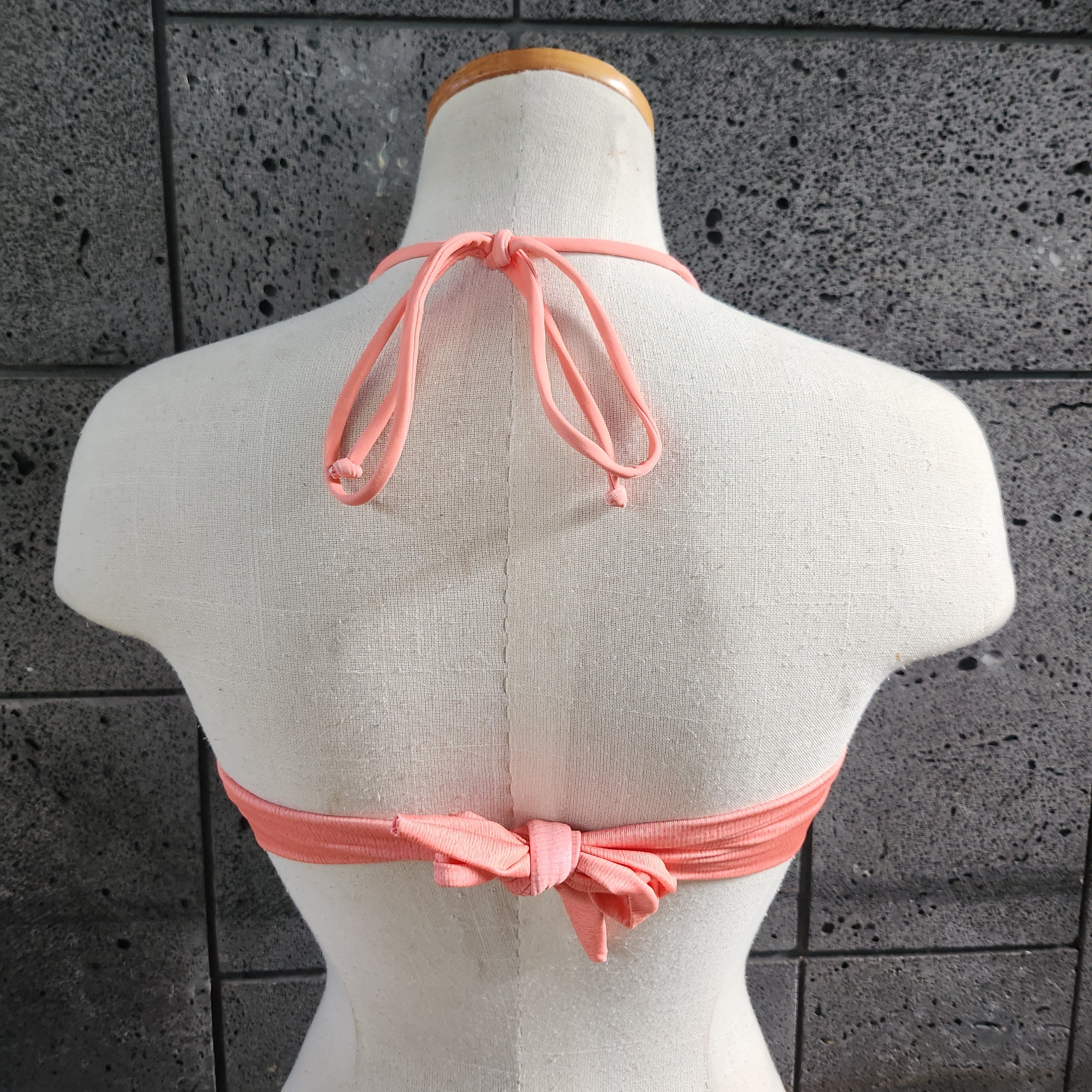 Loco Boutique Pure Lace Long Flounce Bandeau Bikini Top