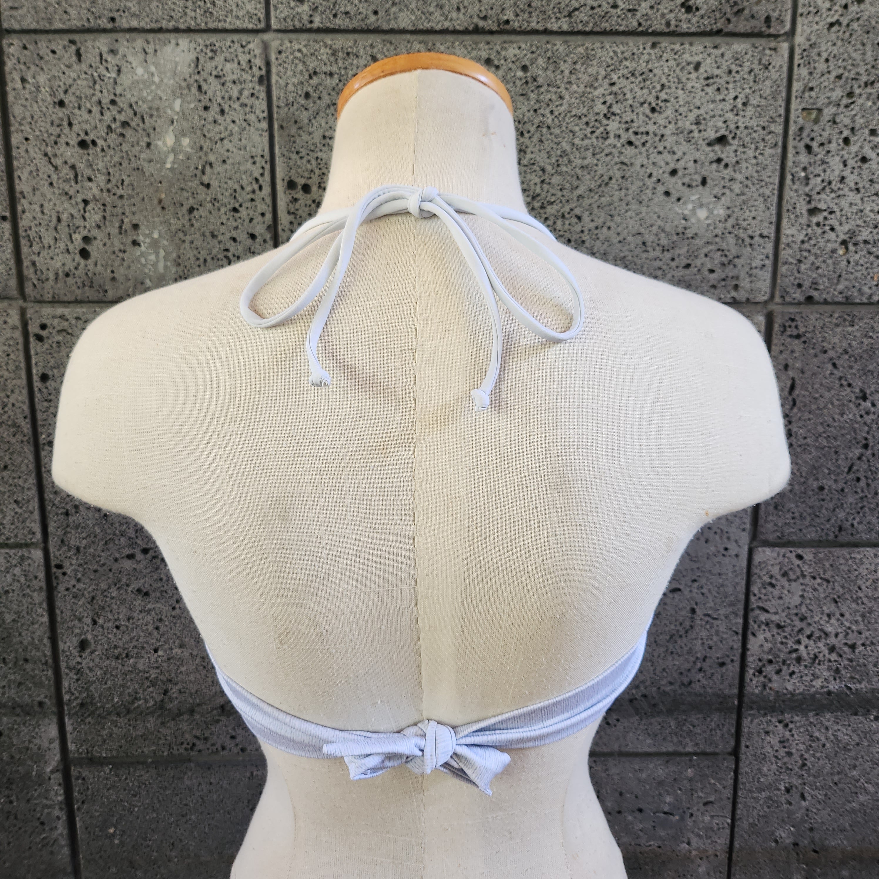 Loco Boutique Pure Lace Long Flounce Bandeau Bikini Top