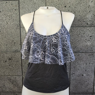 Loco Boutique Pure Lace Flounce Front Tankini