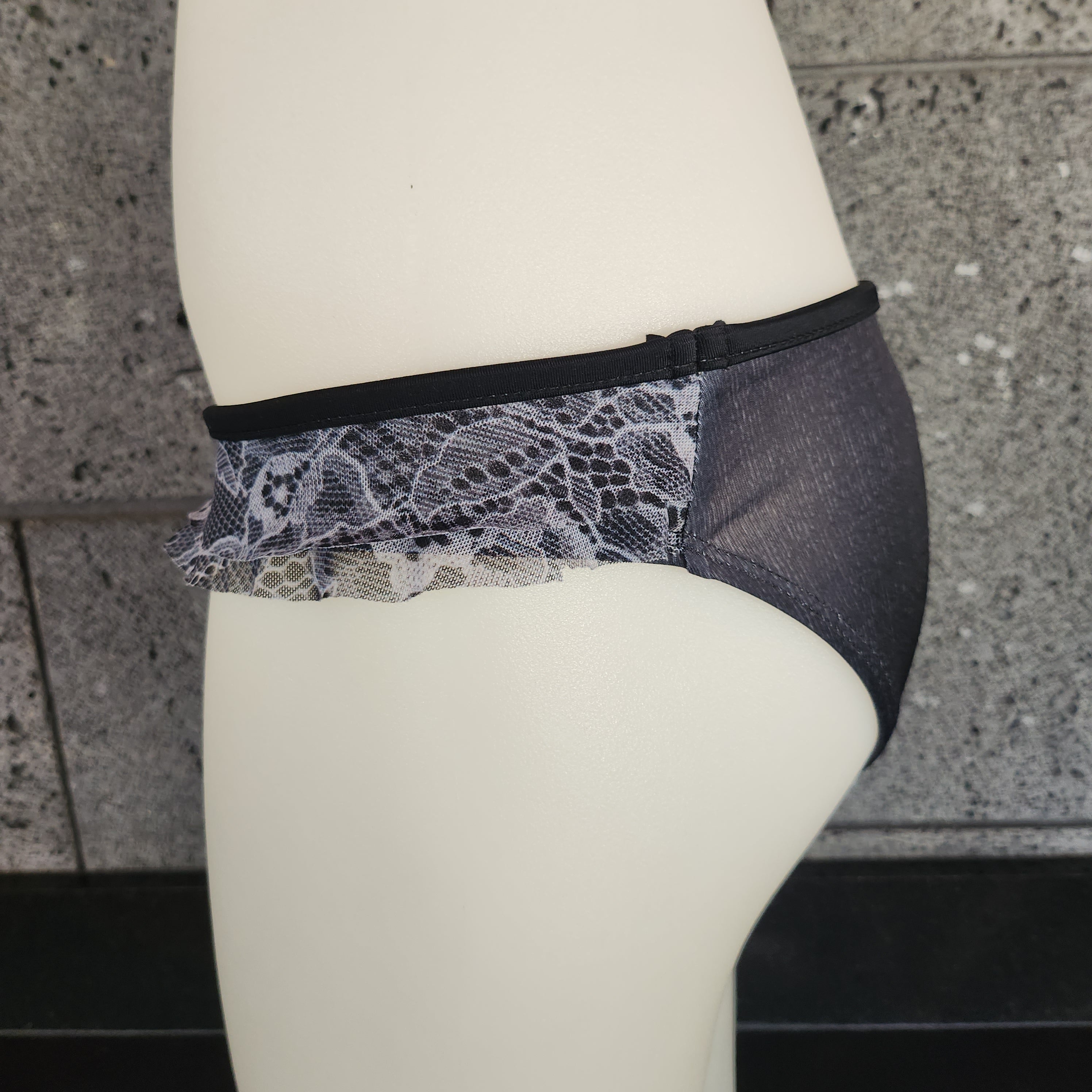 Loco Boutique Pure Lace Double Sided Ruffles Bikini Bottom