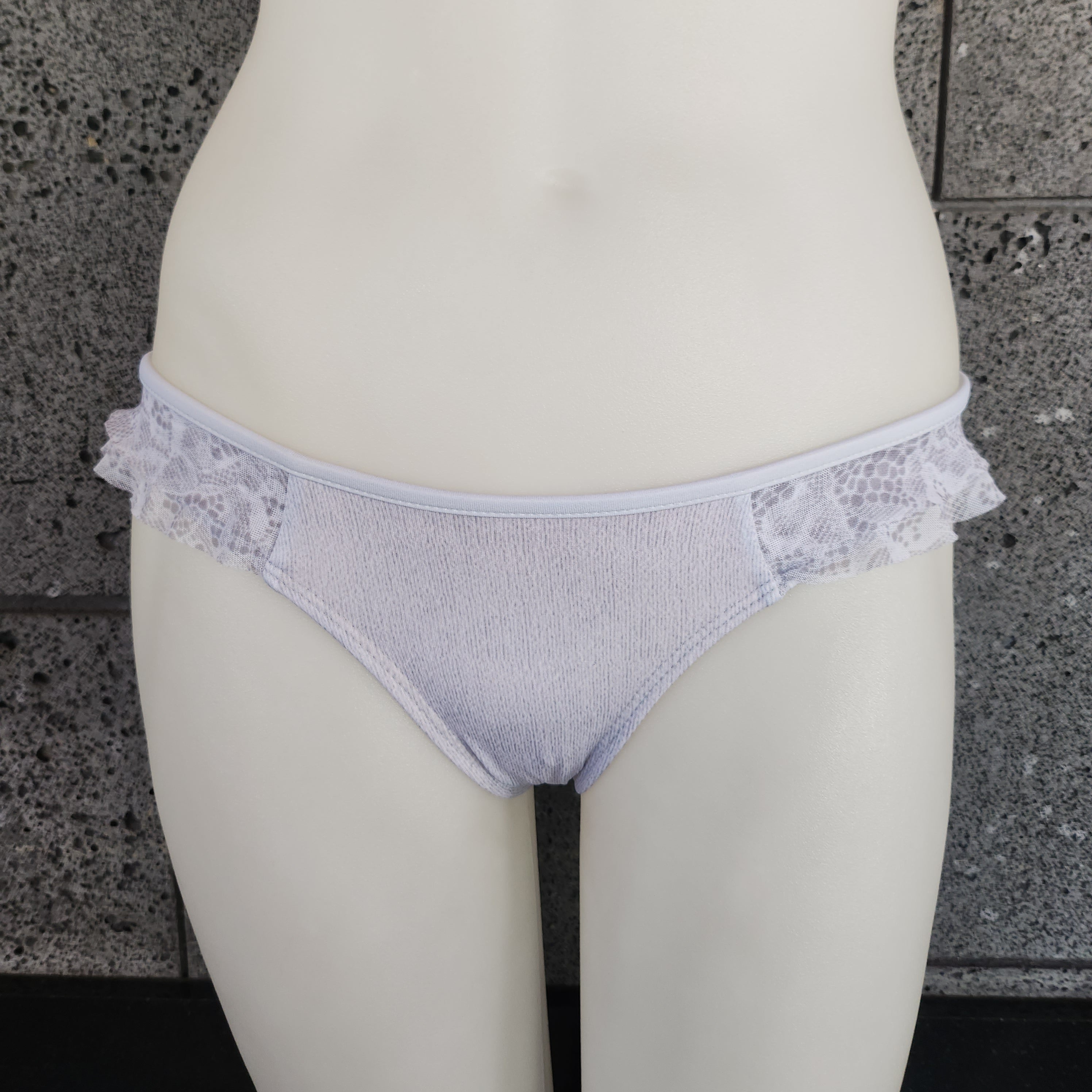 Loco Boutique Pure Lace Double Sided Ruffles Bikini Bottom