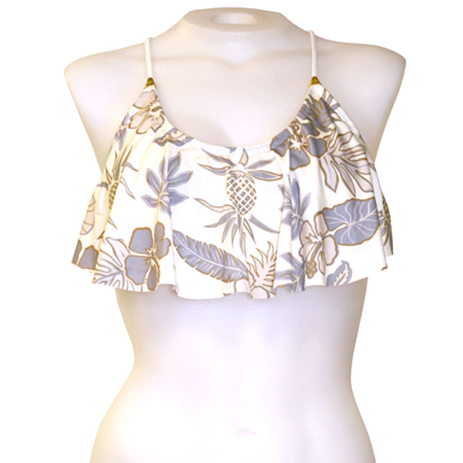 Loco Boutique Thicket Flounce Crop Top