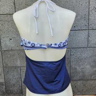 Loco Boutique Waikiki Fireworks Flounce Top Tankini